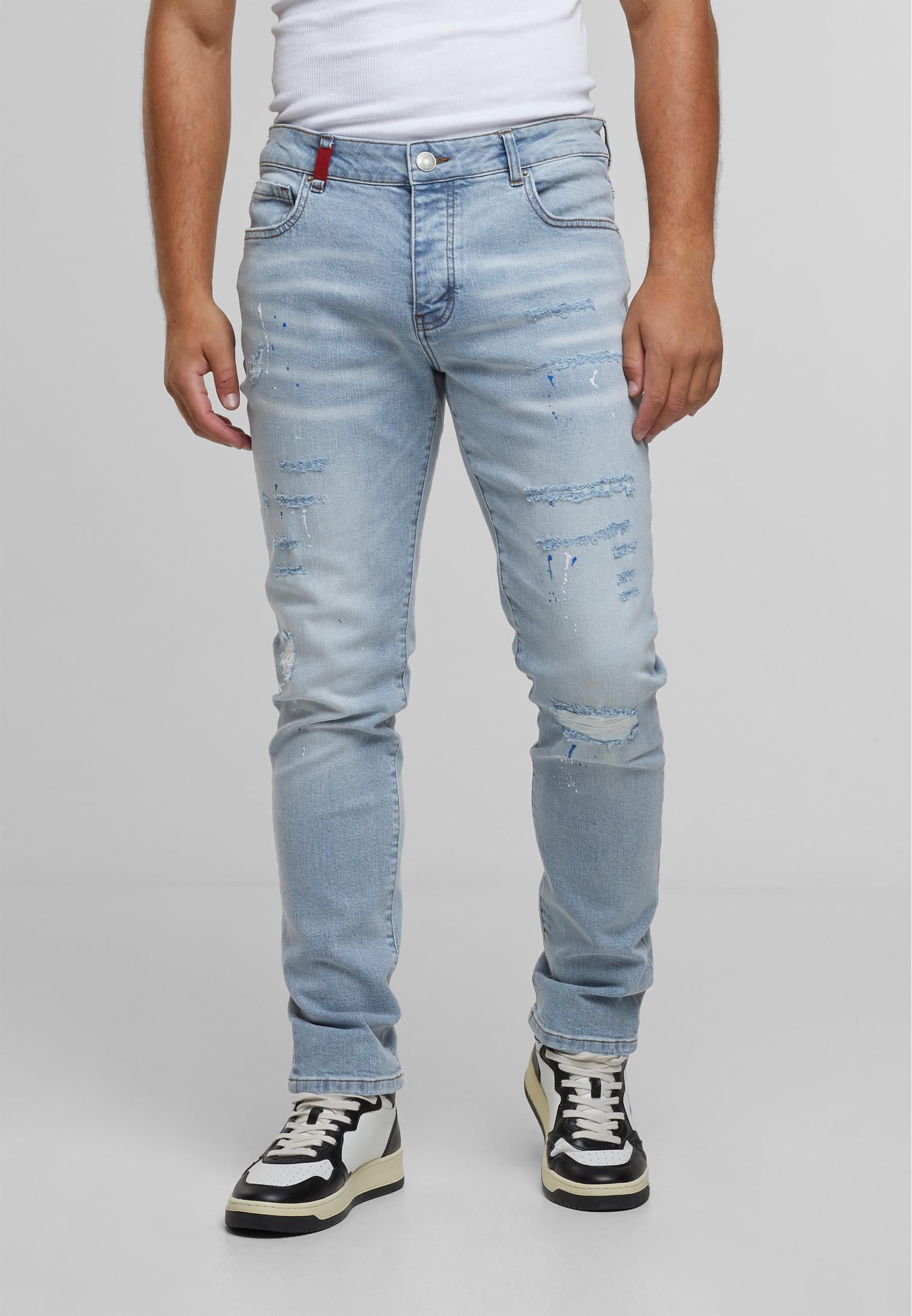 2Y Premium Bequeme Jeans "2Y Premium 2Y LEONARDO RIPPED SLIM FIT JEANS" günstig online kaufen