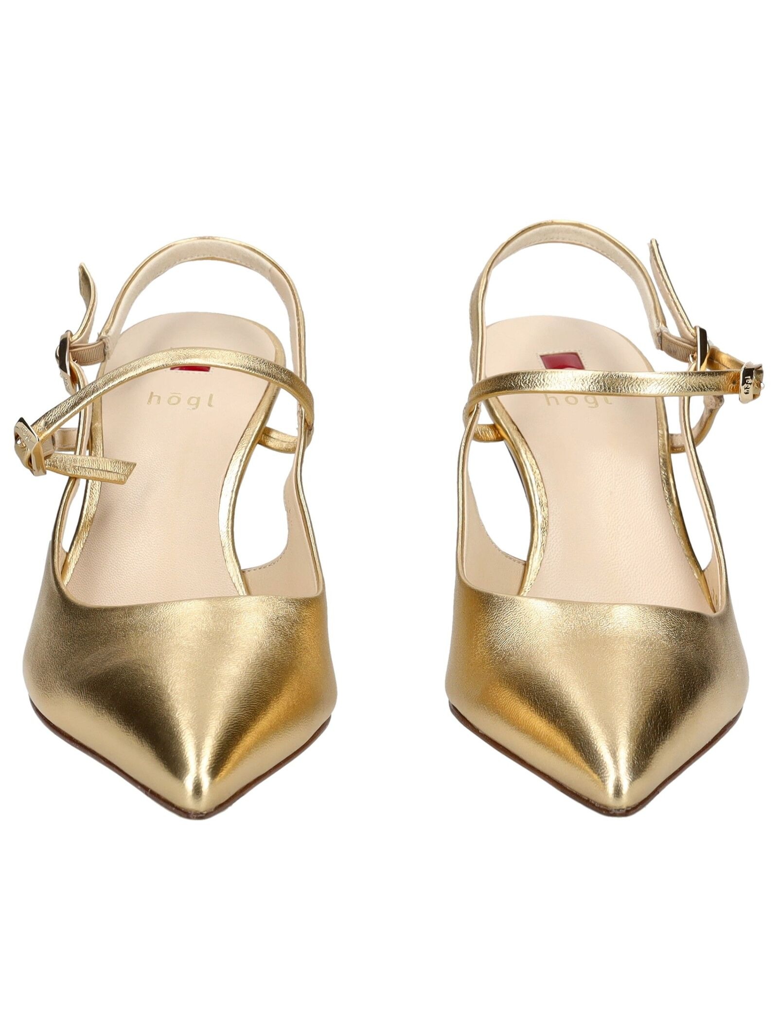Högl Slingpumps Leather Gold 38 2