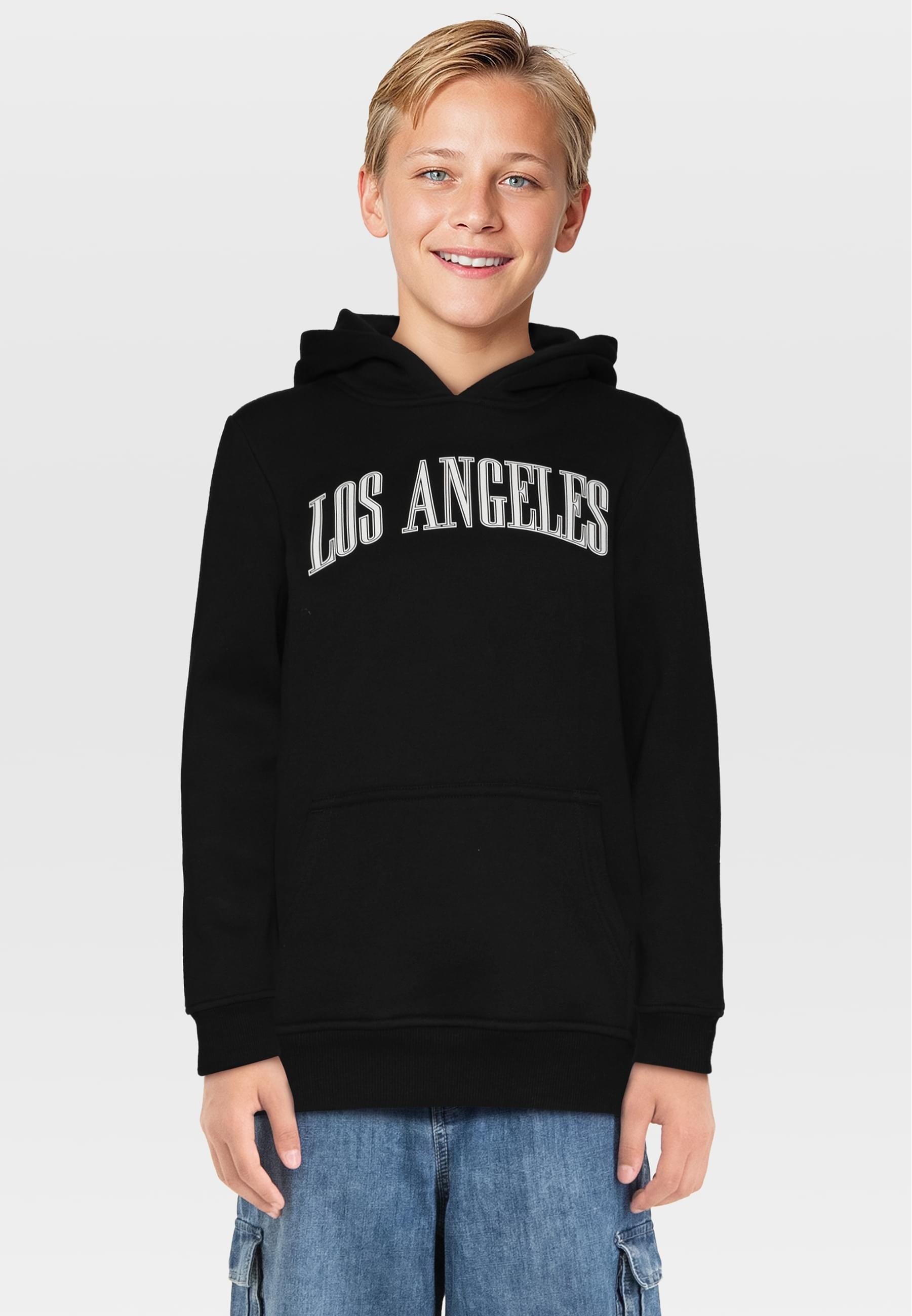 URBAN CLASSICS Kapuzensweatshirt »Urban Classics Hoody 2 Pack - langarm - Los Angeles & New York«, (1 tlg.)