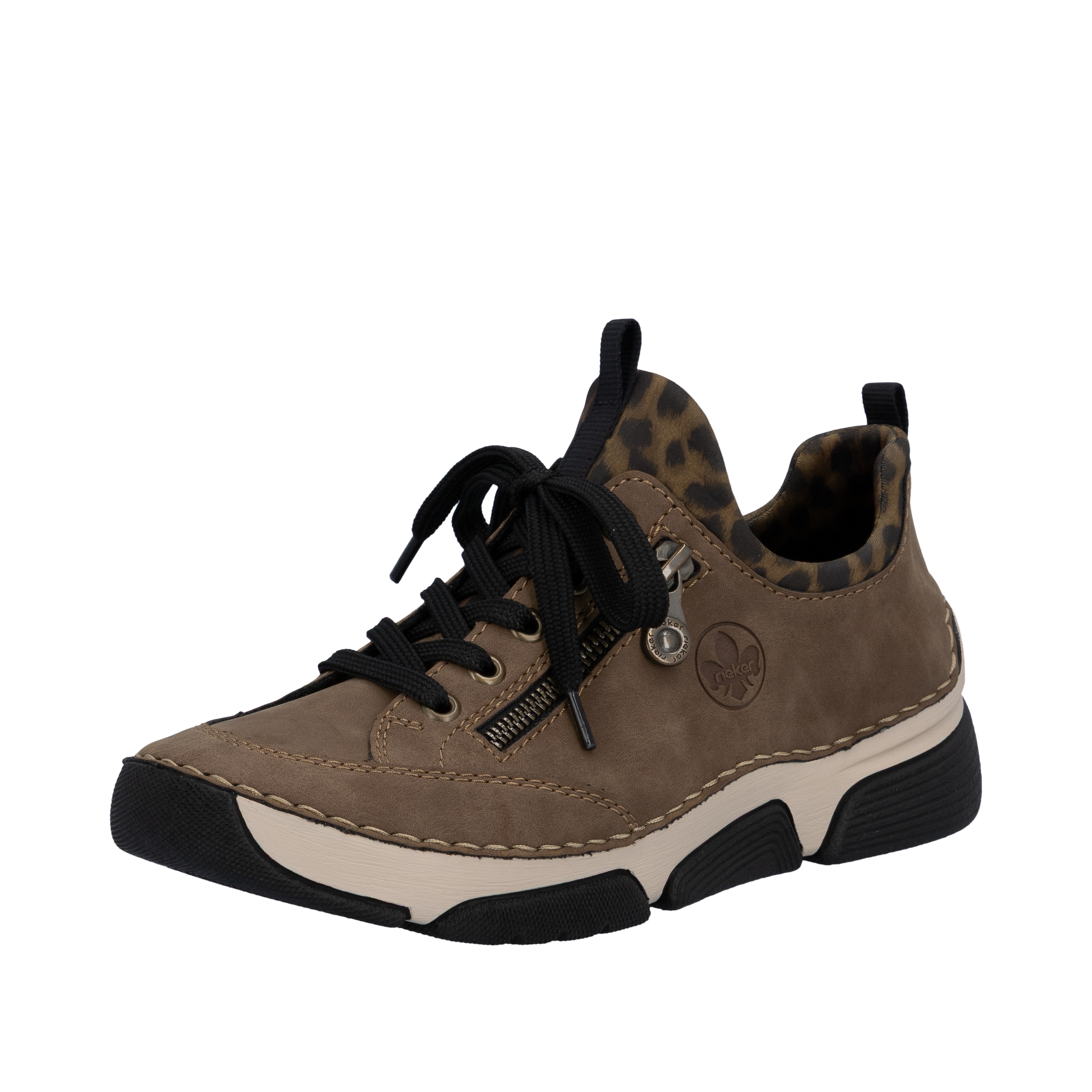 Rieker Slip-On Sneaker Schlupfschuh, Halbschuh, Freizeitschuh mit weicher Innensohle