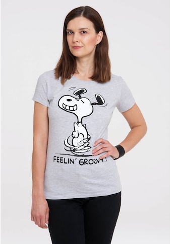 T-Shirt »Snoopy – Feelin Groovy!«, mit lizenziertem Originaldesign