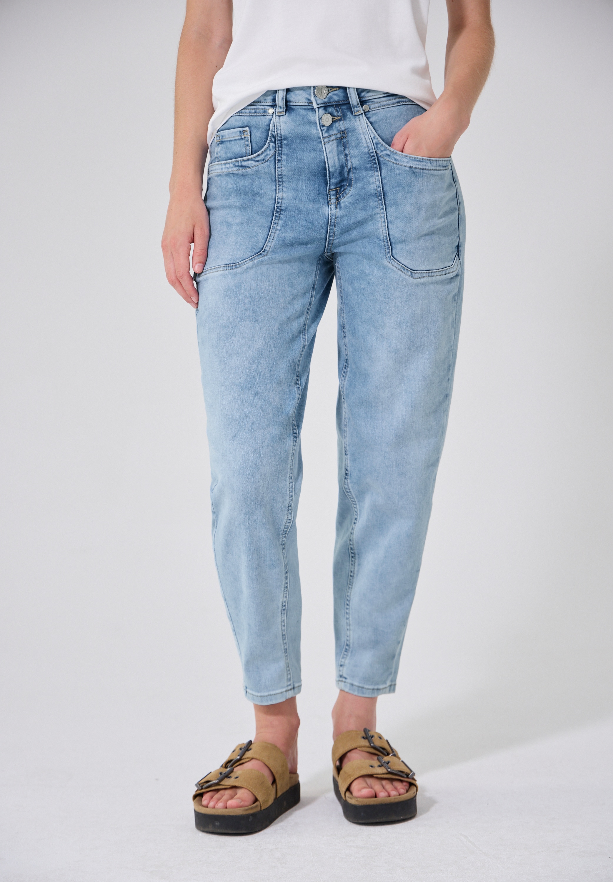 STREET ONE STUDIO Loose-fit-Jeans im Loose Fit