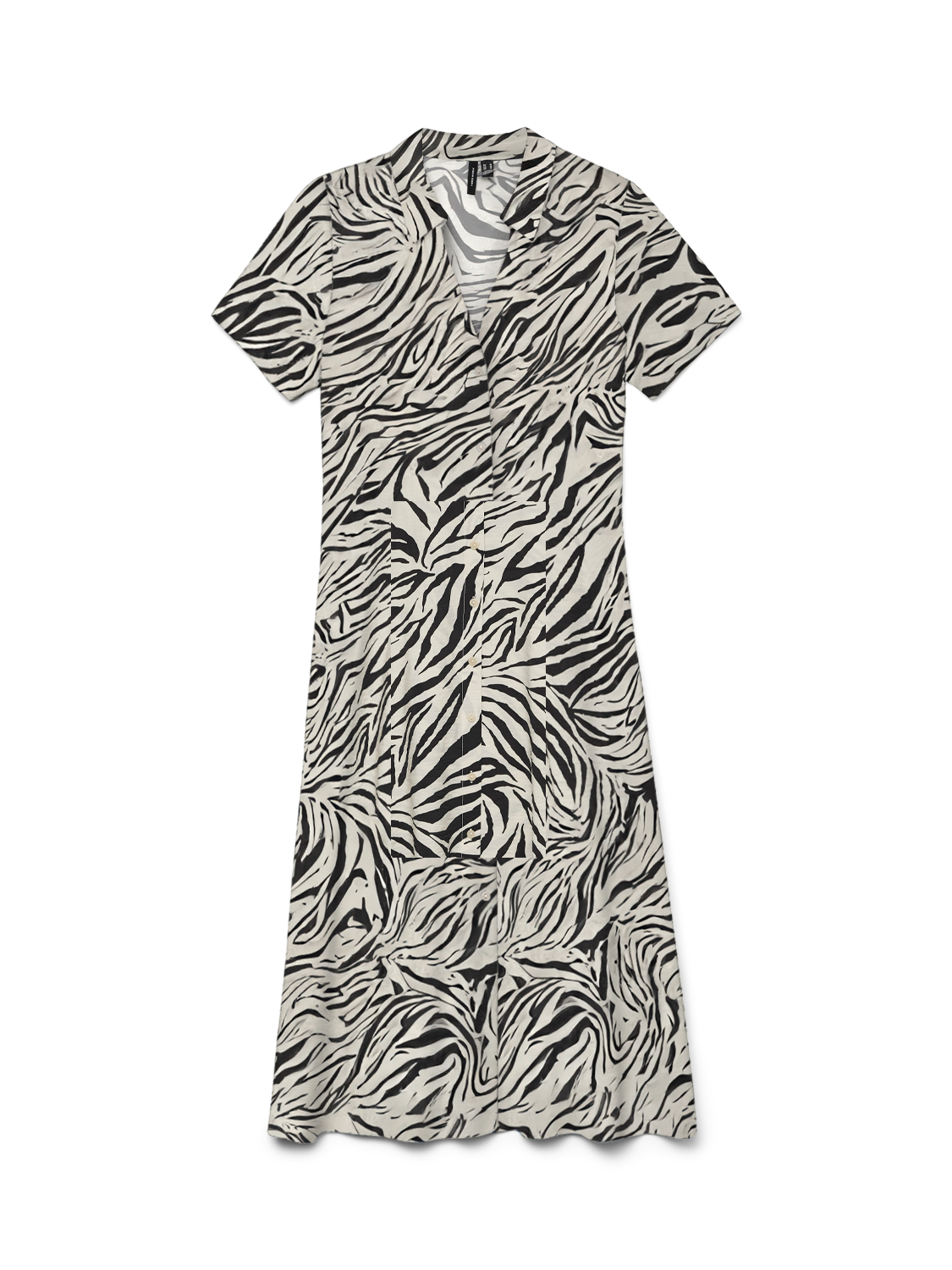 Vero Moda Blusenkleid "VMJOSIE S/S CALF SHIRT DRESS WVN GA" Viskosemischung günstig online kaufen