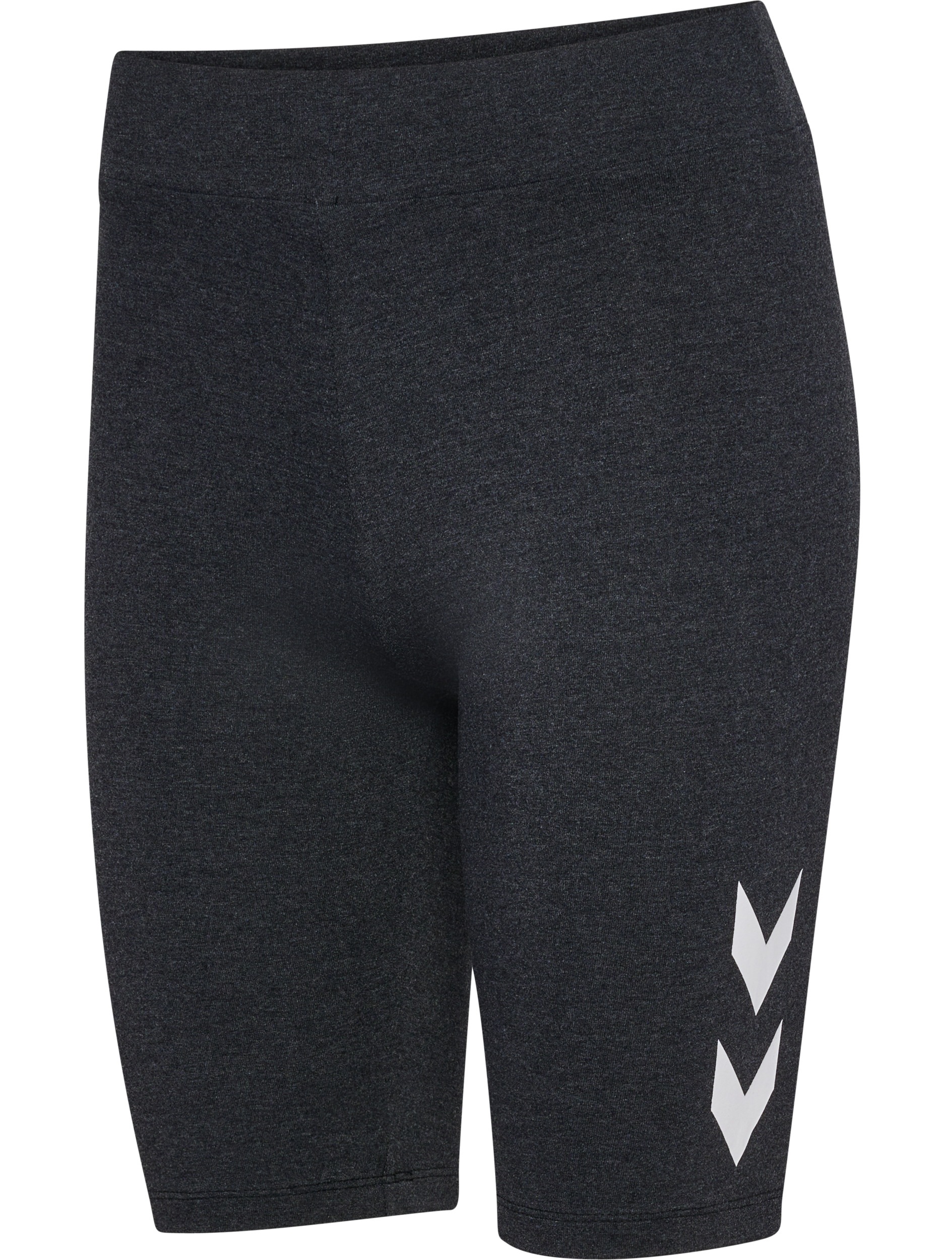 hummel Trainingstights "HMLPULSE LOGO MW SHORT TIGHTS" atmungsaktiv, mit Elasthan-Anteil, schnell trocknend