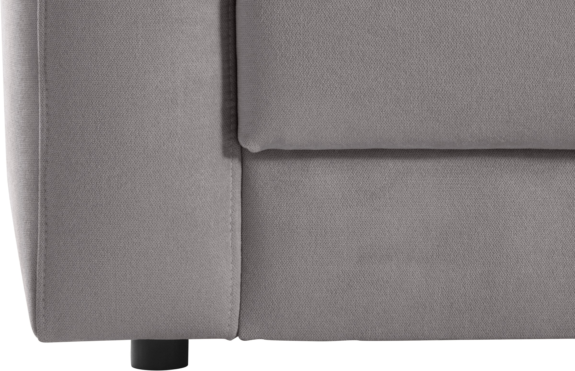 Places of Style Ecksofa »Bloomfield, L-Form«, extra tiefe Sitzfläche, wahlweise mit Sitztiefenverstellung