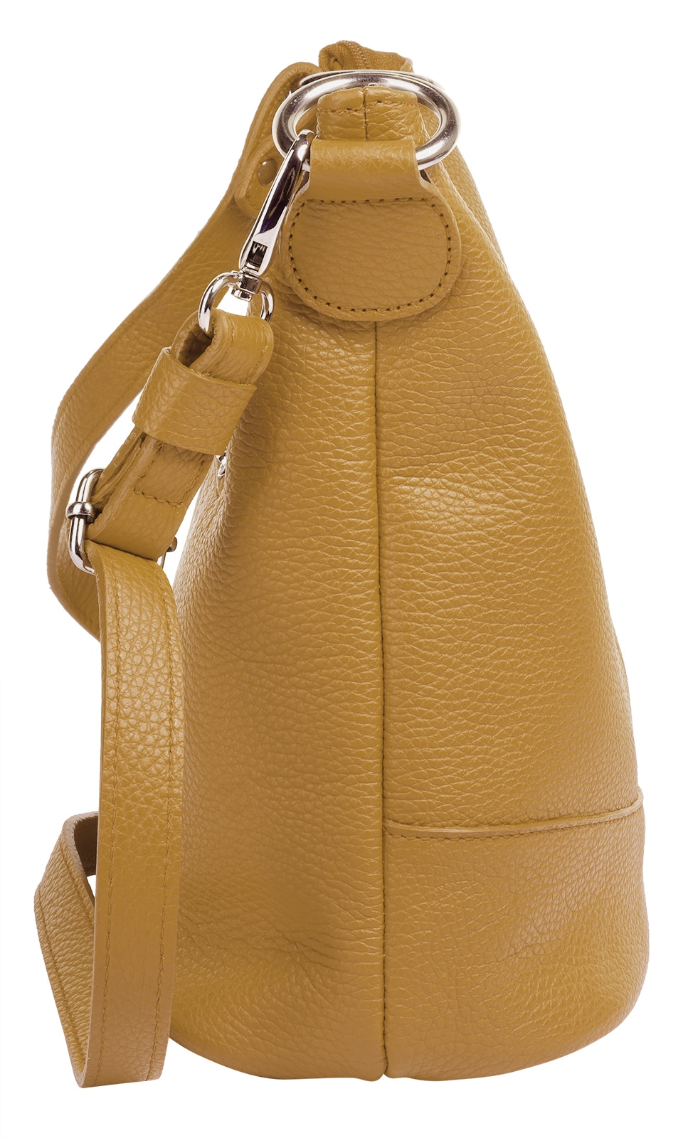 Cluty Umhängetasche, echt Leder, Made in Italy