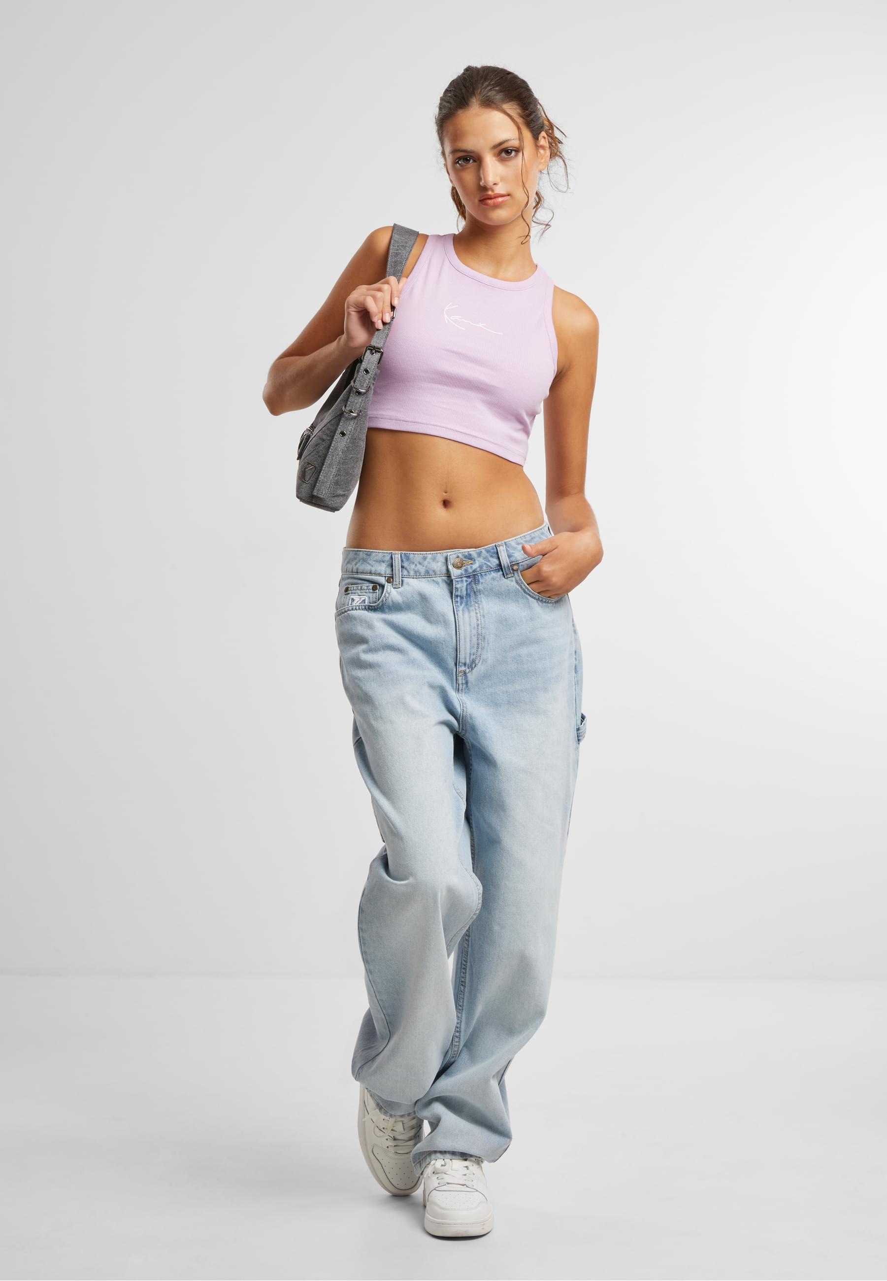 Karl Kani Muskelshirt »Karl Kani Small Signature Essential Racer Rib Top«, (1 tlg.)