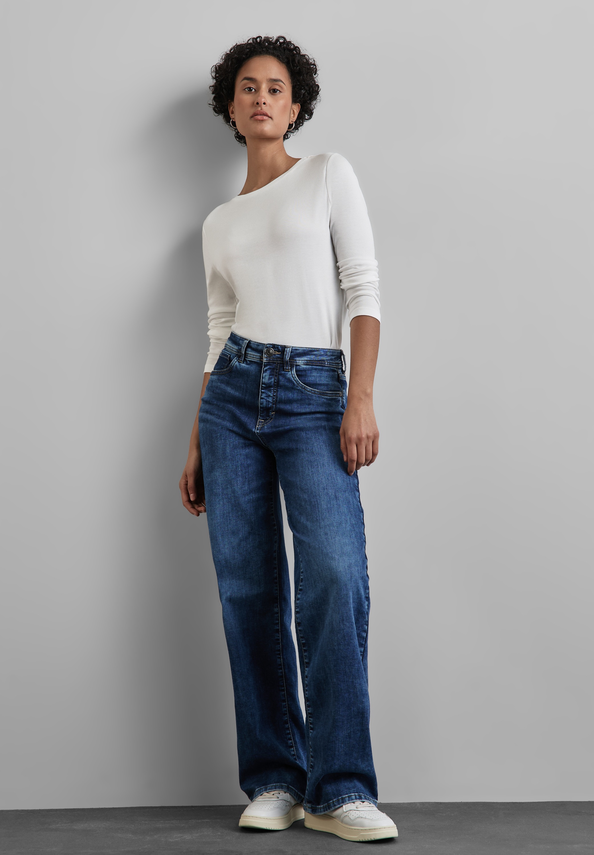 STREET ONE Langarmshirt, im soften Baumwoll-Mix