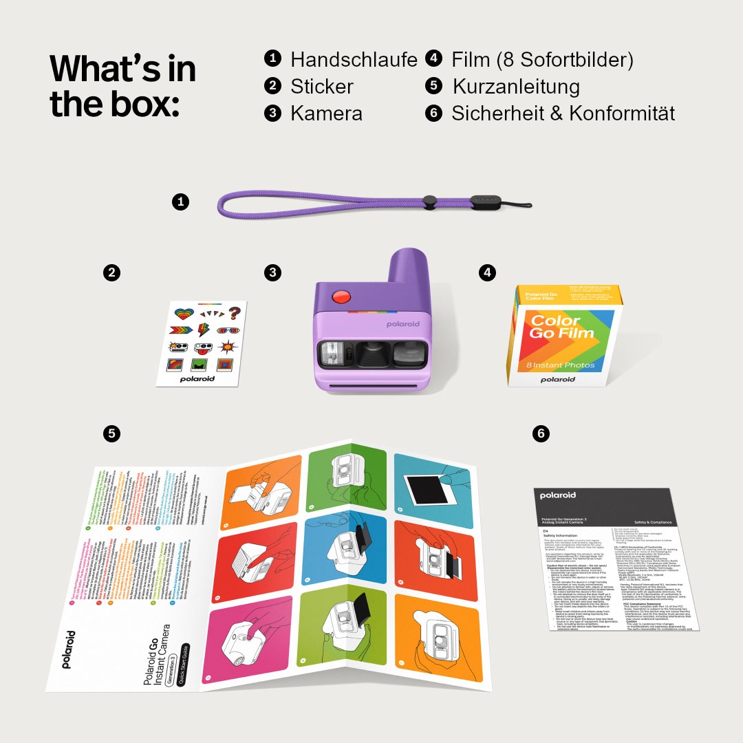 Polaroid Sofortbildkamera »Everything Box Polaroid Go Gen3« , 2