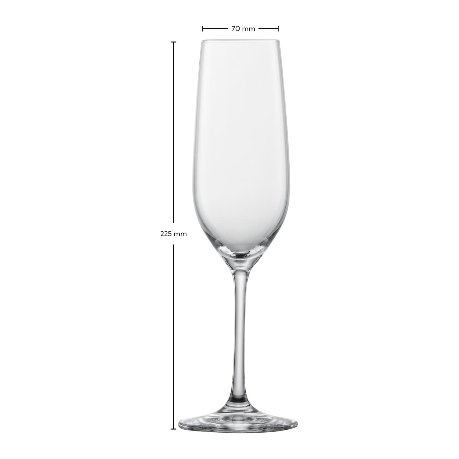 SCHOTT-ZWIESEL Sektglas »Sektgläser Forté 227 ml 4er Set transparent«