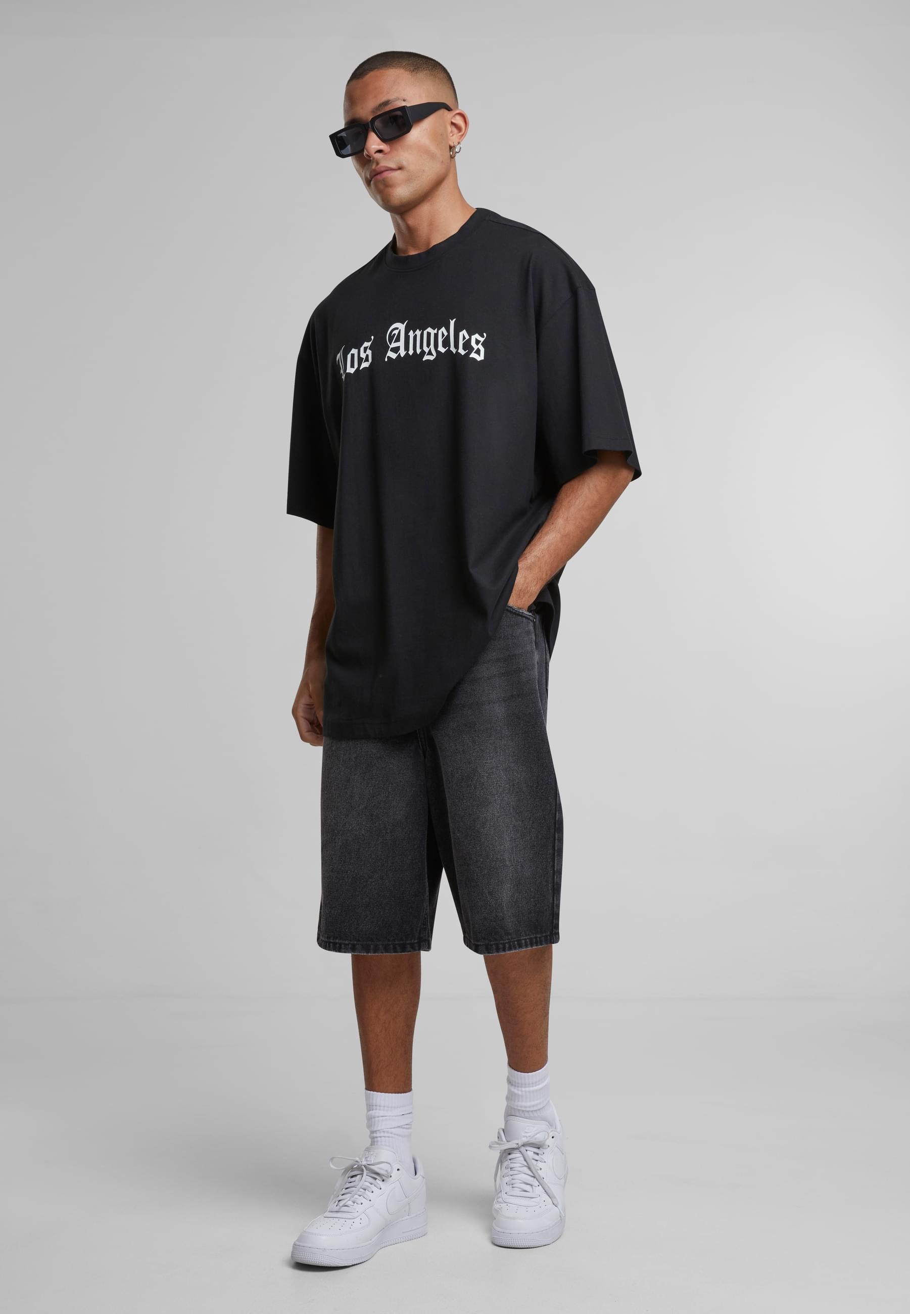MisterTee T-Shirt »MisterTee Los Angeles Wording New Huge Tee«, (1 tlg.)