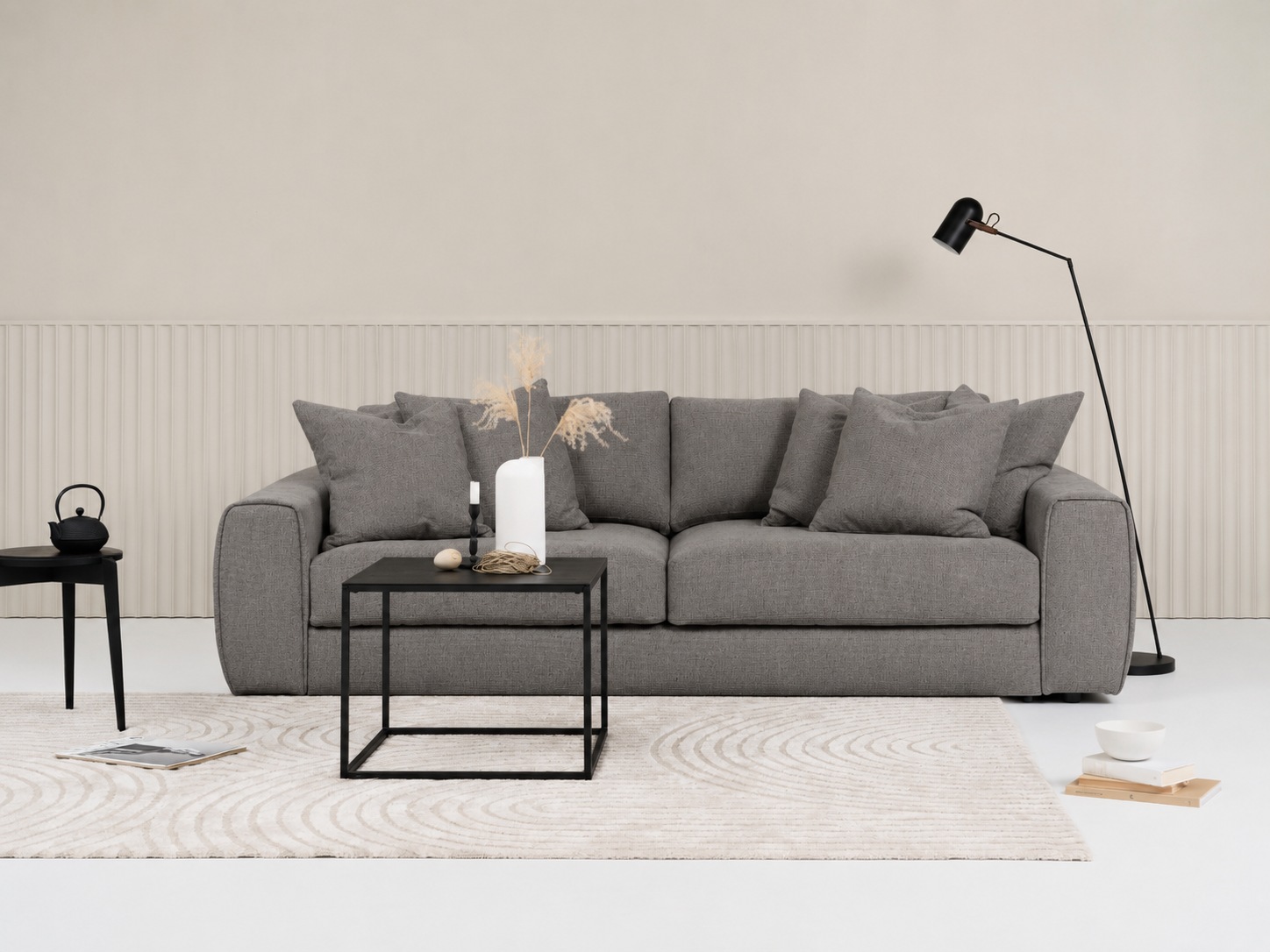 OTTO home 3-Sitzer »Rillea, Sofa, Couch, MADE in Europe« B: 252 cm, mit Daunenfüllung & Kaltschaum, FSC®