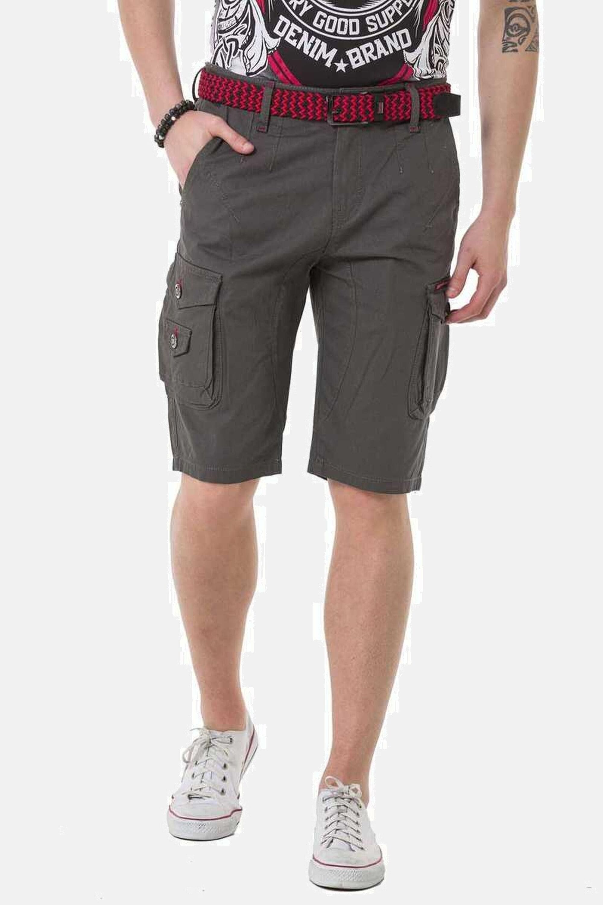 Cipo & Baxx Jeansbermudas "Bermuda & Short", mit praktischen Beintaschen, CK265