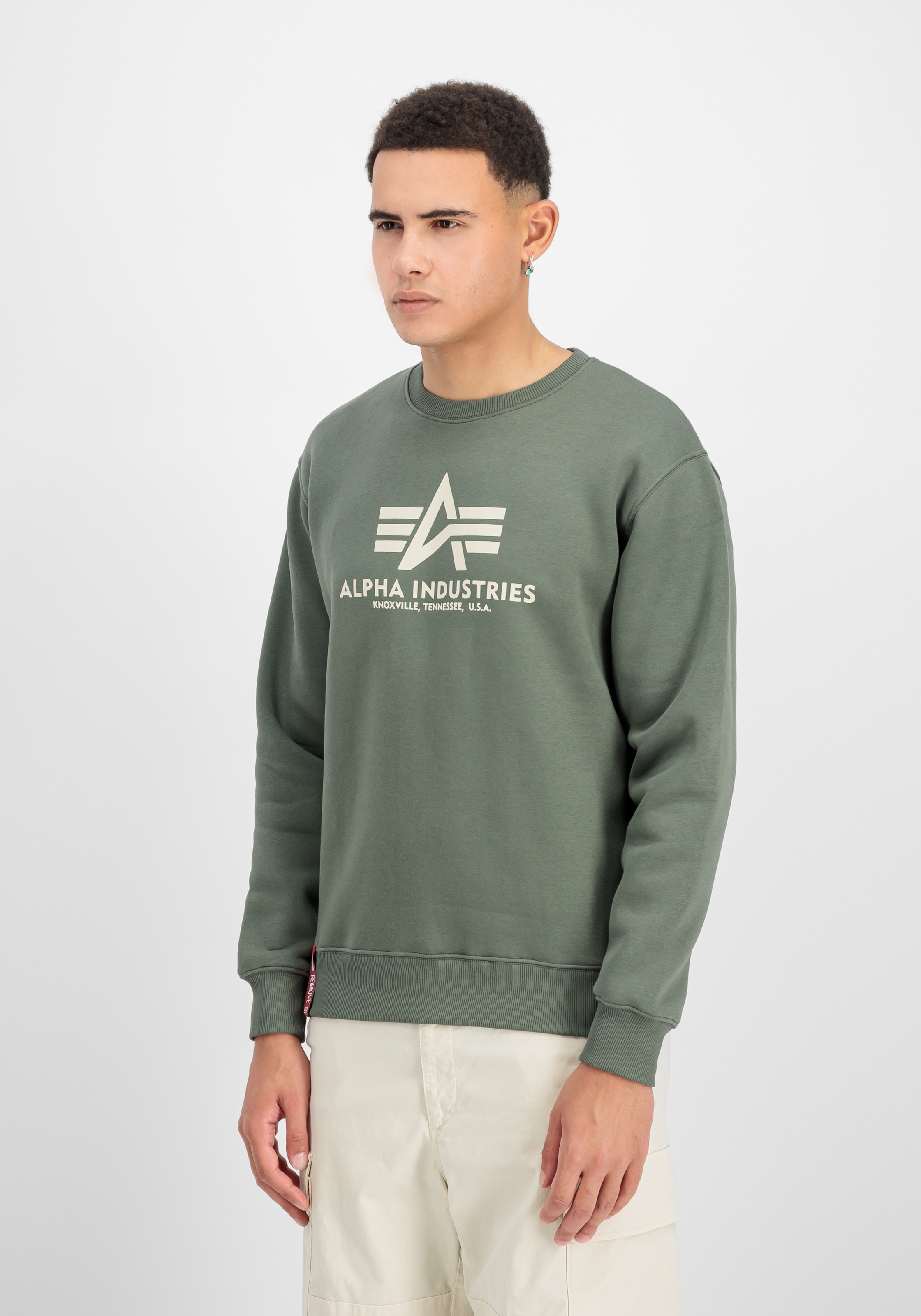 Alpha Industries Sweatshirt "Basic Sweater", Baumwollmischung, regular fit günstig online kaufen