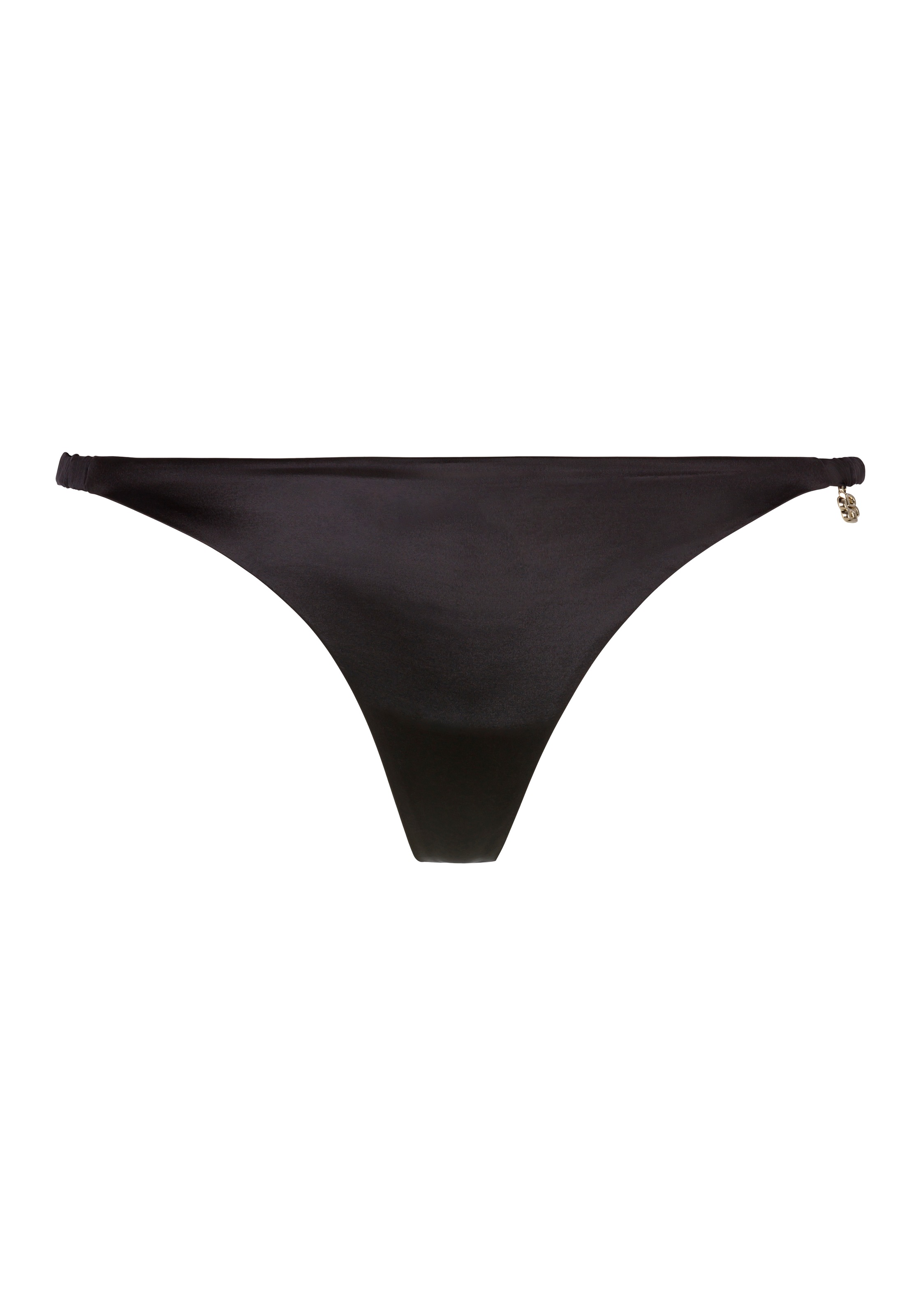 BOSS Slip "THONG SATIN 1025771", mit Gold-Detail