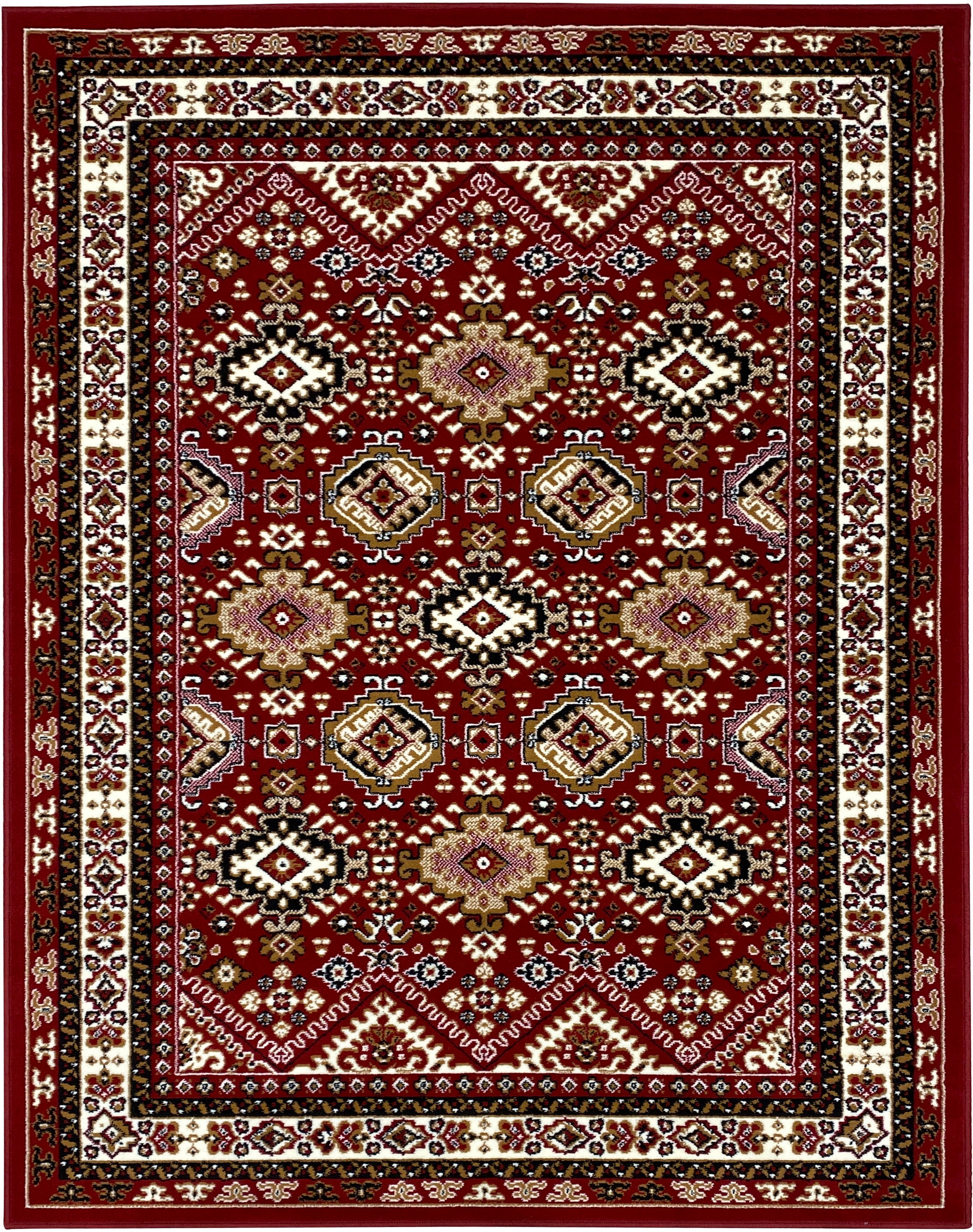 my home "Diantha" rechteckig 7 mm Höhe Orient-Optik, mit Bordüre, Kurzflor, günstig online kaufen