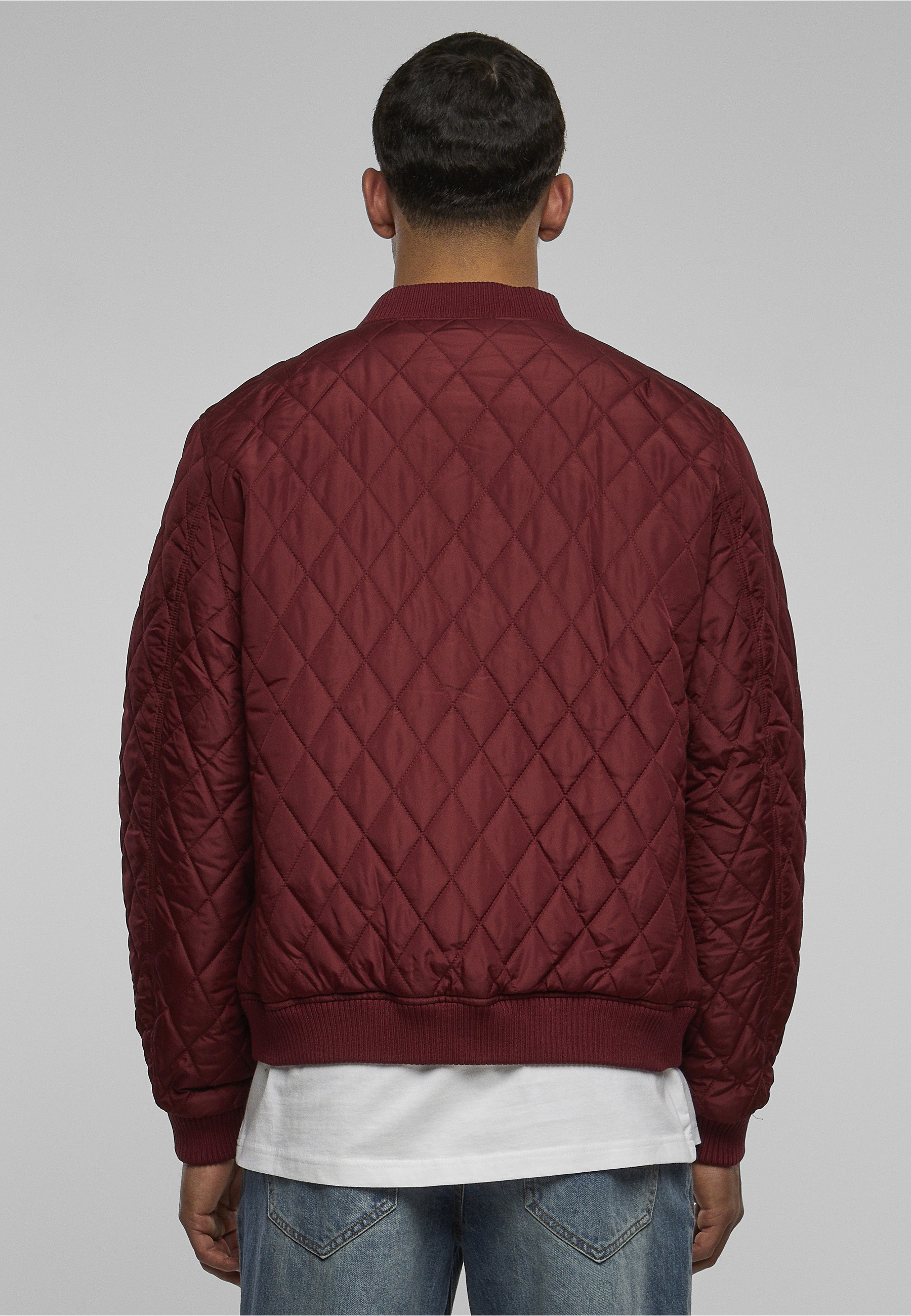 URBAN CLASSICS Langmantel »Urban Classics Herren Diamond Quilt Jacket«