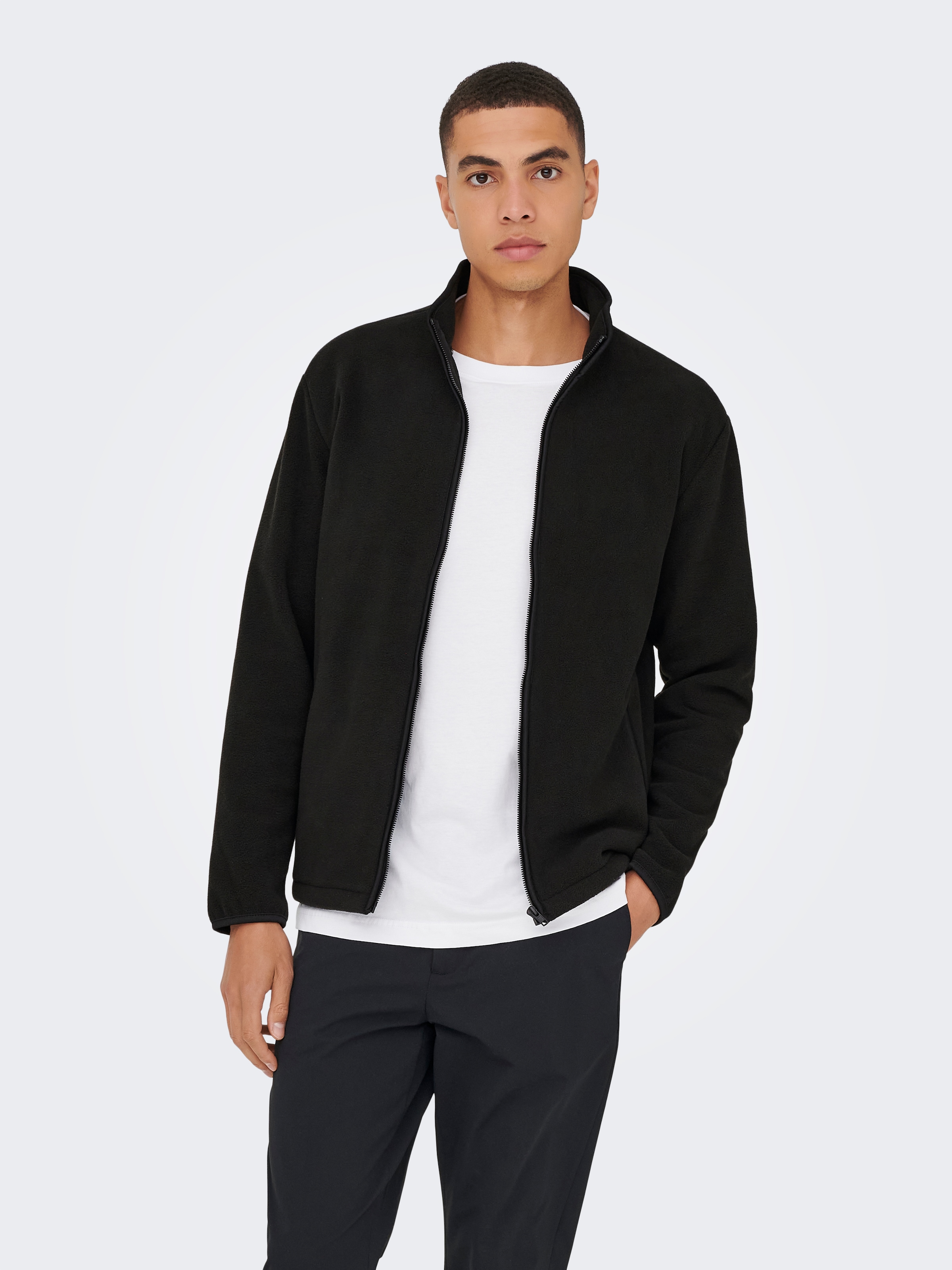 ONLY & SONS Kapuzensweatjacke "ONSAKEEM FULL ZIP REG SWEAT OTL" günstig online kaufen