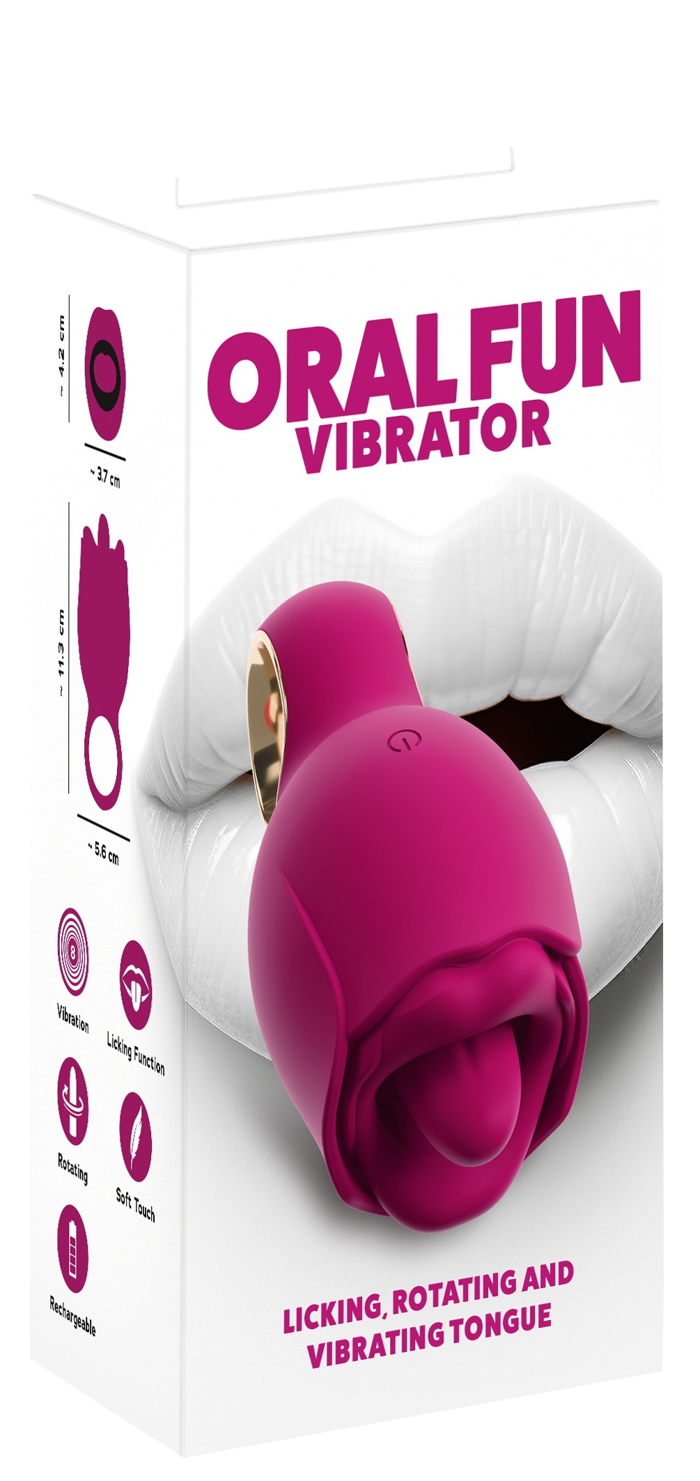You2Toys Vibrator »Auflegevibrator Oral Fun Licking and Vibrating Tongue«