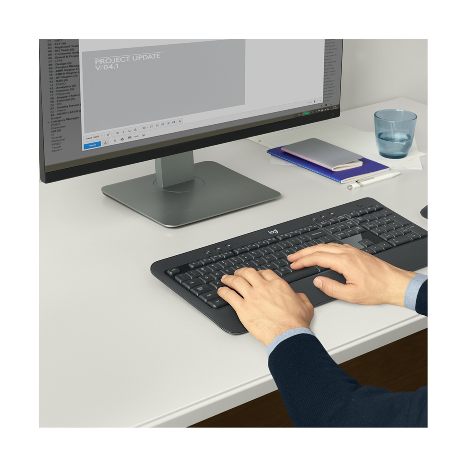 Logitech Tastatur »920-008685«, (Fn-Tasten-Ziffernblock)