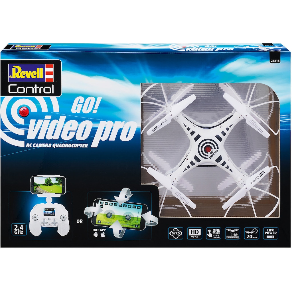 Revell® RC-Quadrocopter »Revell® control, RC Kamera Quadcopter Go! Video Pro«