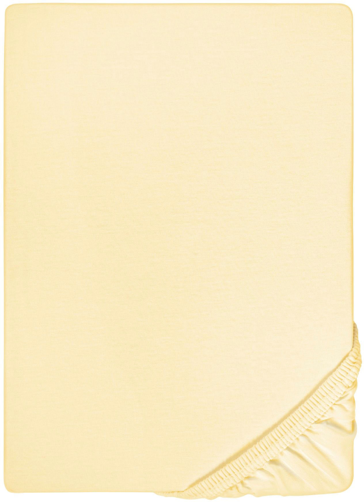 Biberna Spannbettlaken »Marc in Gr. 90x200, 140x200 oder 180x200 cm«, (1 St.), aus Baumwolle, für Matratzen bis 22 cm Höhe, Bettlaken, Spannbetttuch