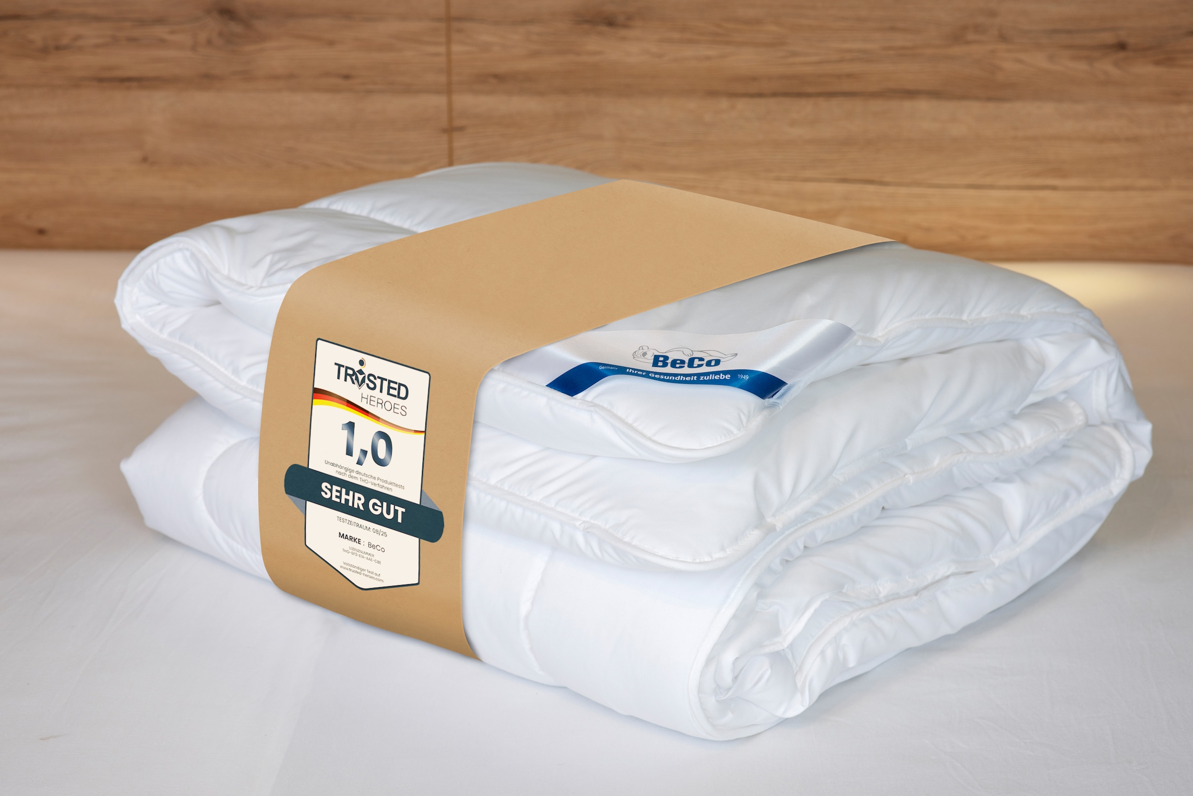 Beco Microfaserbettdecke »Bettdecke Royal Soft Duo, Bettdecken für Sommer und Winter, Decke«, warm, Füllung Polyester, Bezug Microfaser, (1 St.), Bettdecke 135x200 cm, 155x220 cm, exzellente Klimaeigenschaften