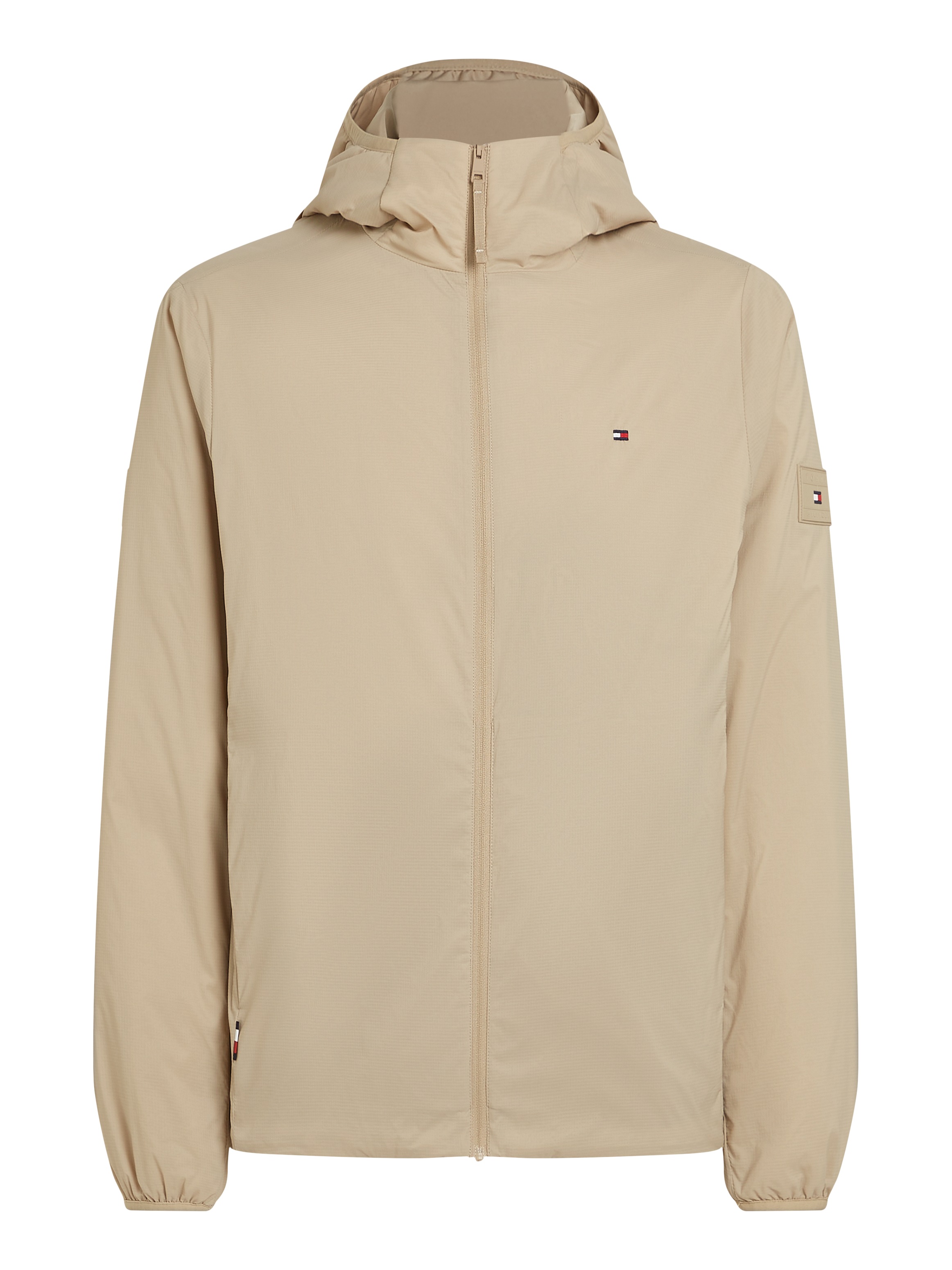 Tommy Hilfiger Kurzjacke »TECH PACKABLE HOODED JACKET«, mit Kapuze, mit Logostickerei