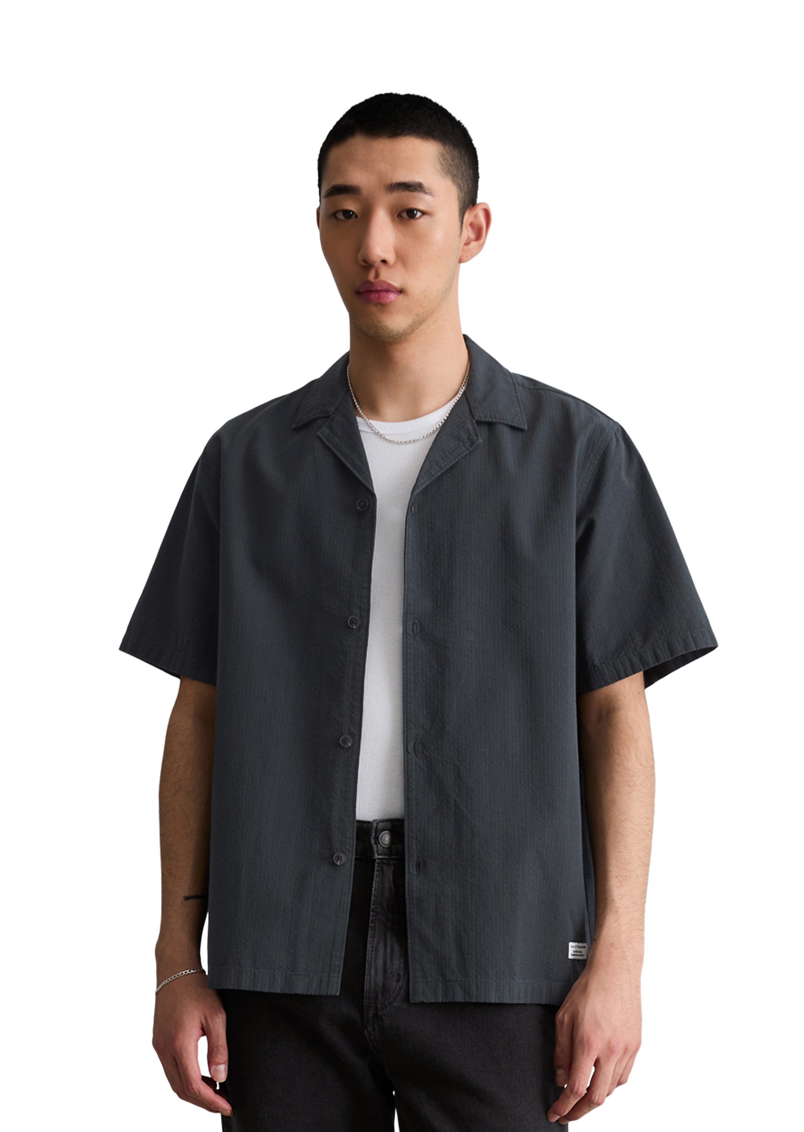 Marc OPolo DENIM Kurzarmhemd "aus reiner Bio-Baumwolle"