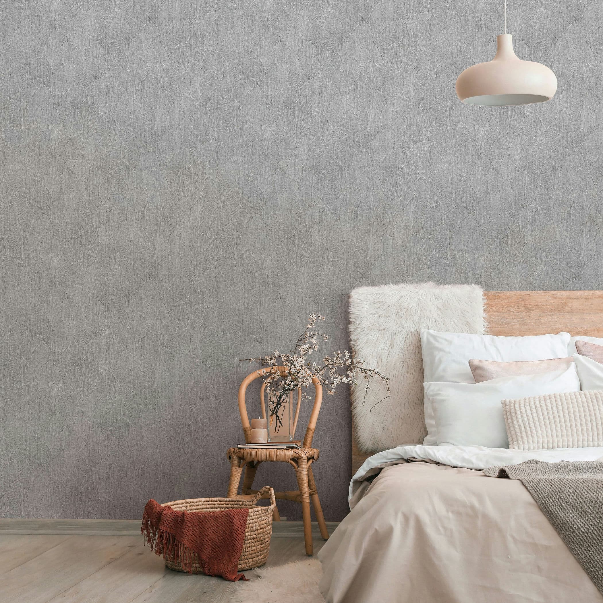 Marburg Vliestapete "Tapete Leaf Harmony" floral geprägt moderne Vliestapete für Wohnzimmer Schlafzimmer Küche