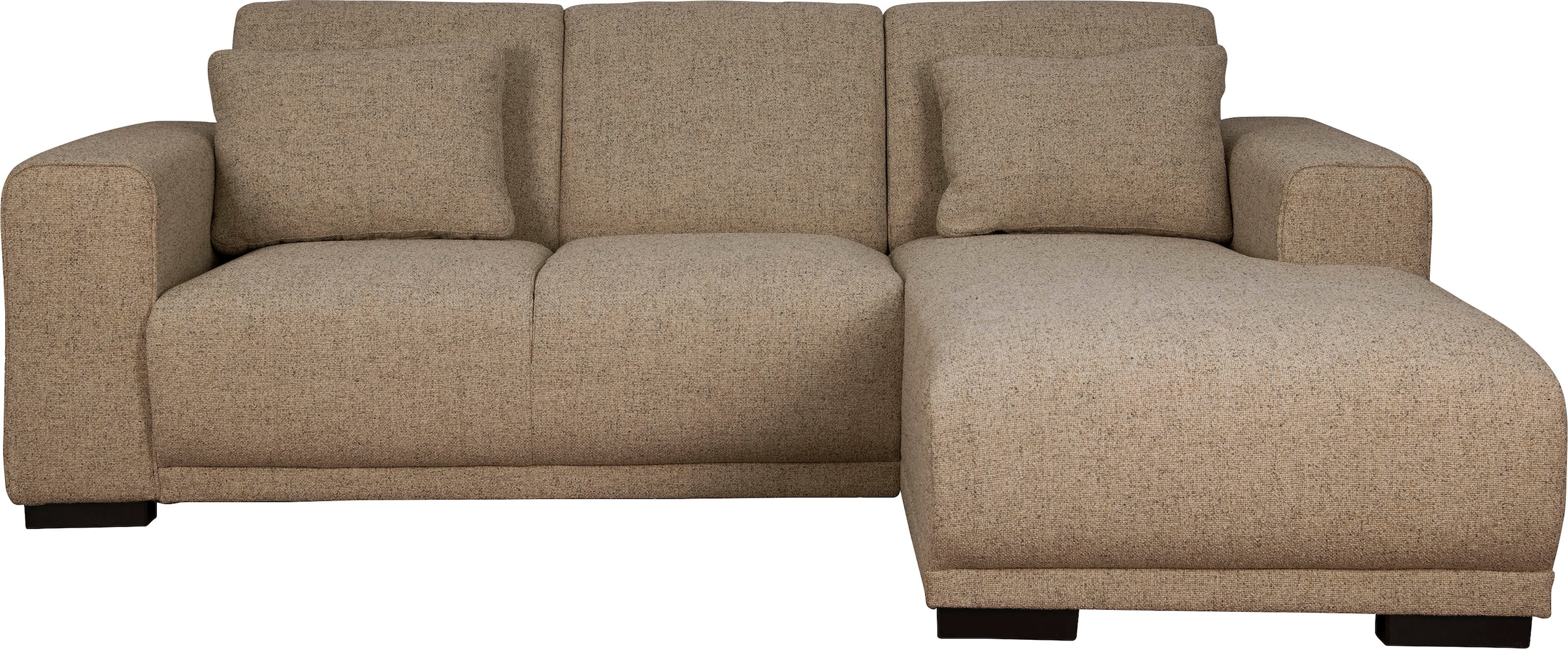 Home affaire Ecksofa »BORNHOLM L-Form mit Recamiere, Maße B/T/H: 234/162/85 cm«, Recamiere links oder rechts bestellbar, Wellenfederung, inkl. 2 Kissen