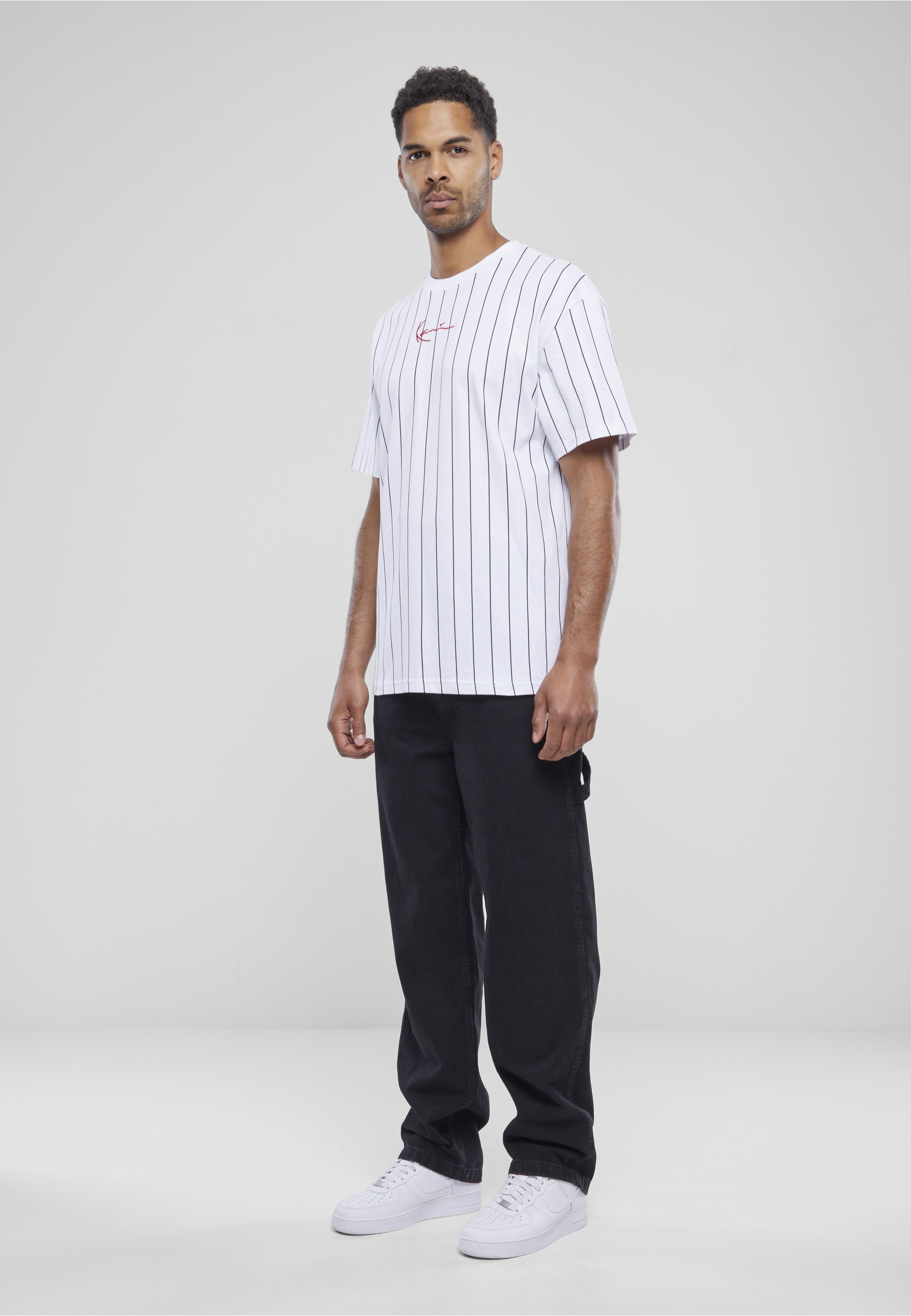 Karl Kani T-Shirt »Karl Kani Herren KM222-101-2 KK 2-Pack Pinstripe + Essential Tee« 1 Stk.