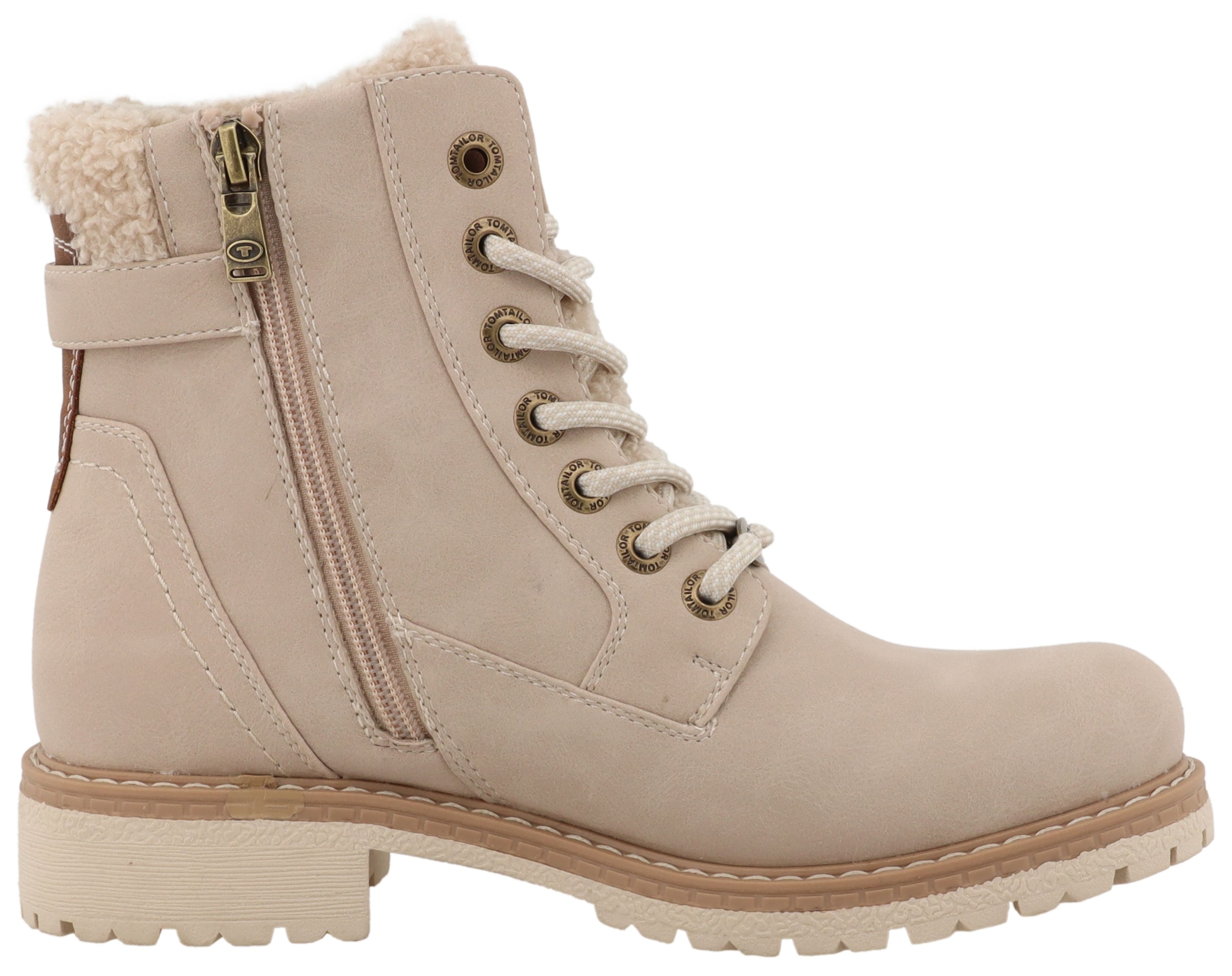 TOM TAILOR Winterboots, Workerboots, Hiking Boot mit Blockabsatz