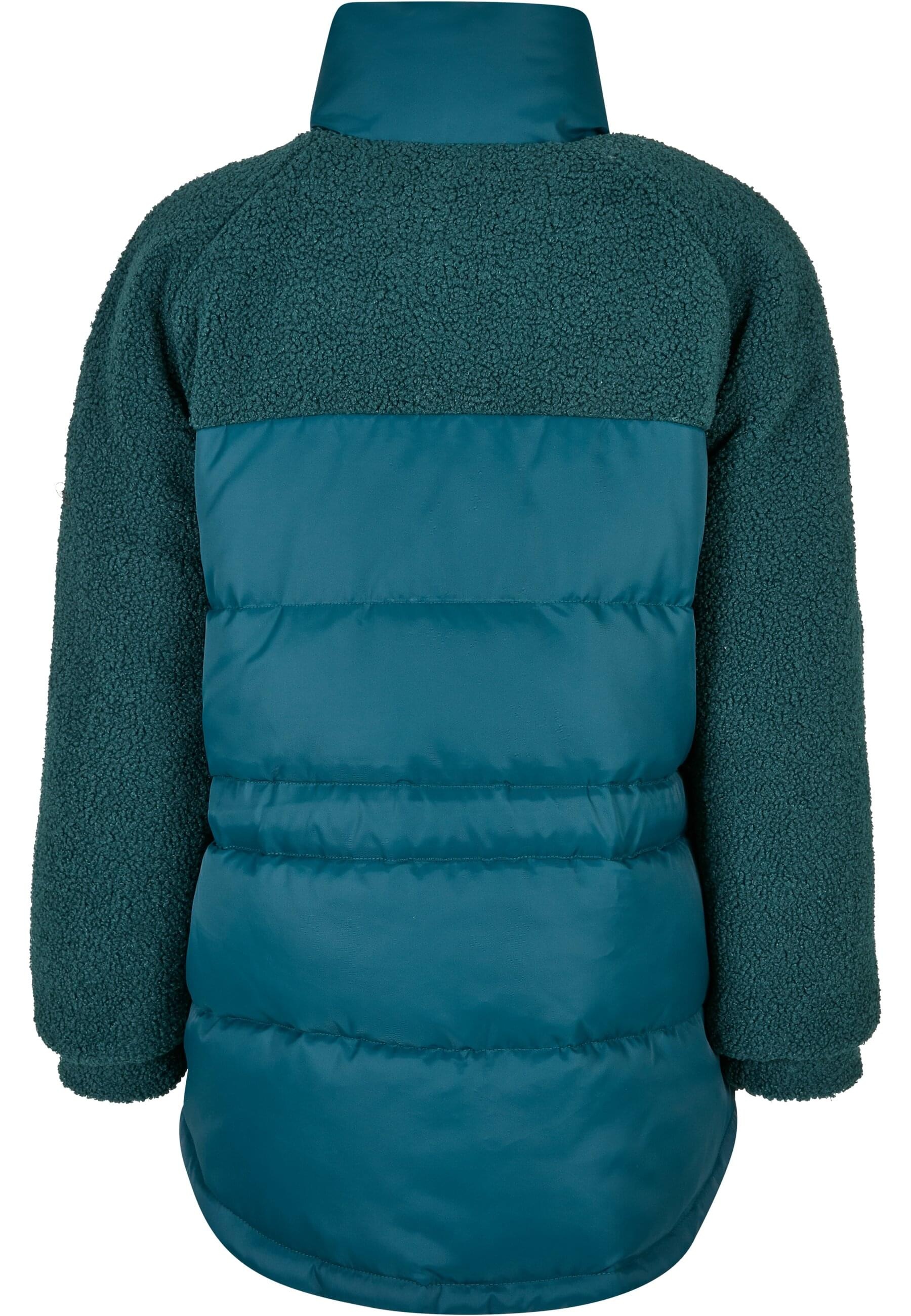URBAN CLASSICS Winterjacke »Urban Classics Damen Ladies Sherpa Mix Puffer Jacket«, (1 St.), ohne Kapuze
