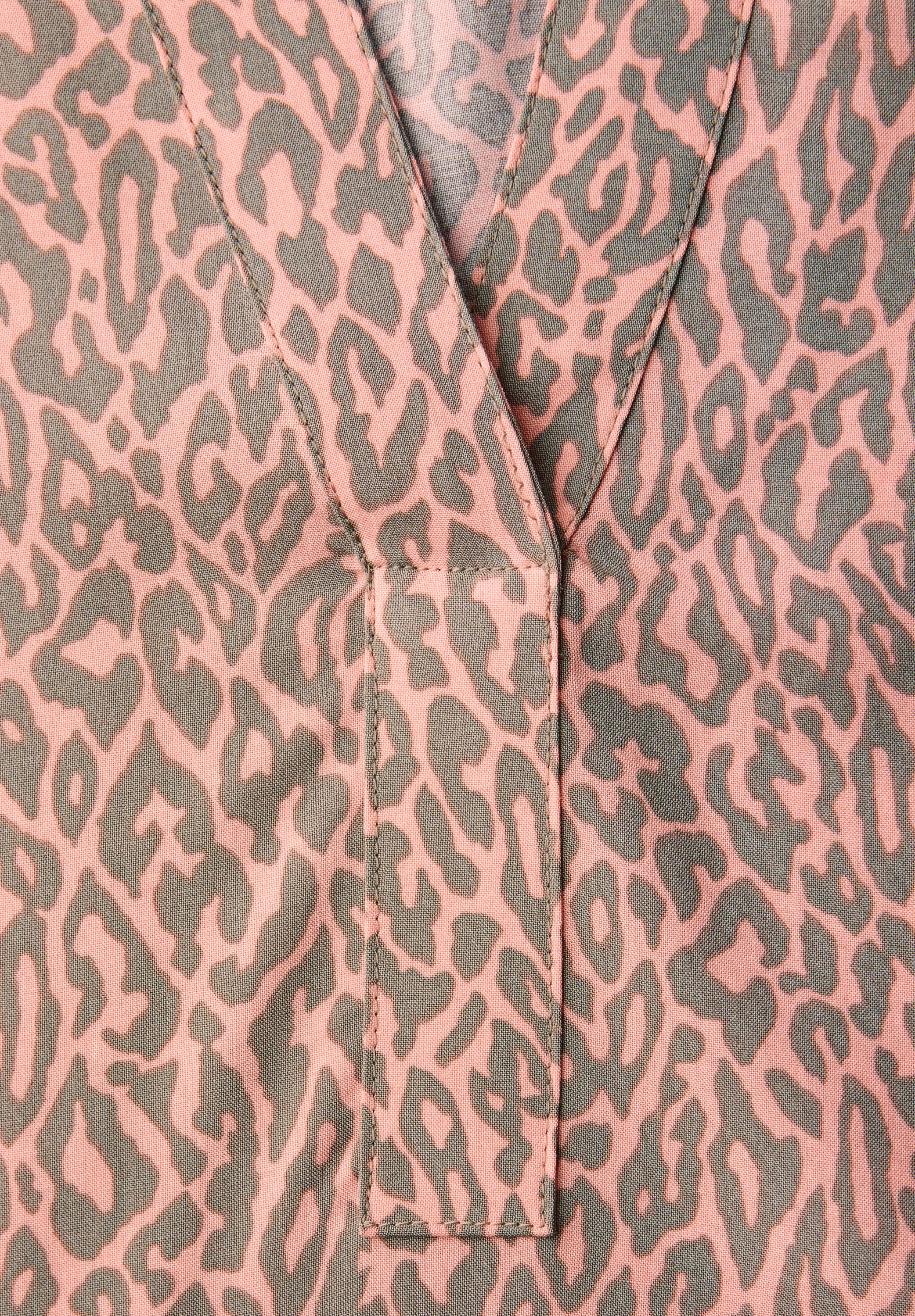 STREET ONE Langarmbluse mit Leoprint