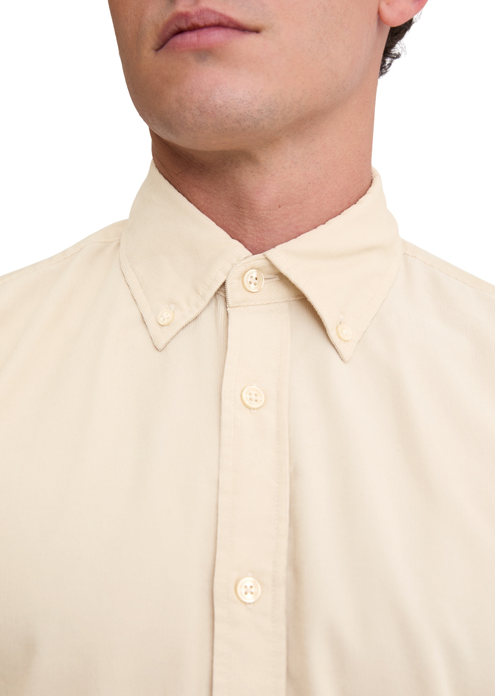 Marc O'Polo Herren Langarmhemd Light Oat XXL 3