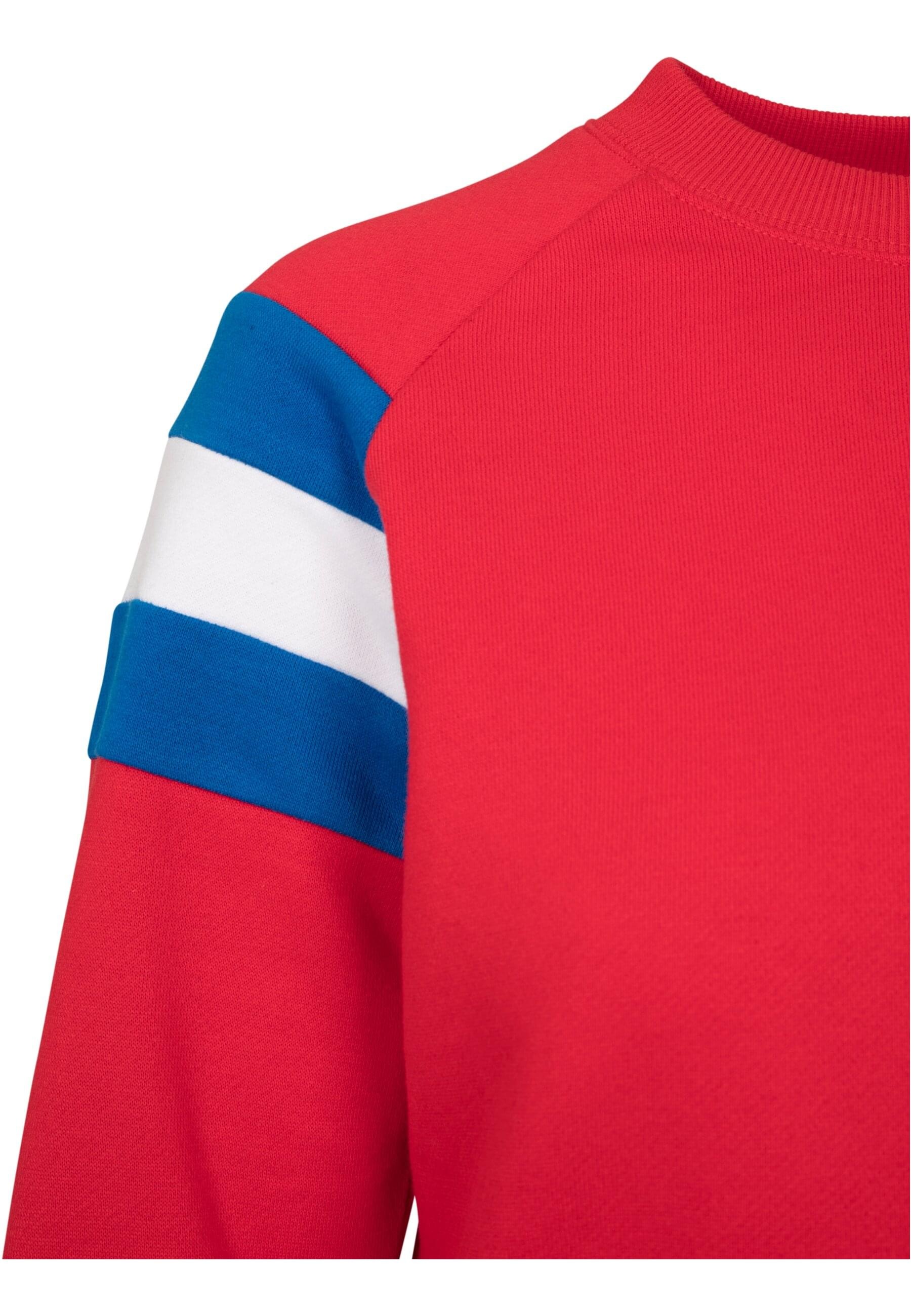 URBAN CLASSICS Sweatshirt »Urban Classics Damen Ladies Sleeve Stripe Crew«, (1 tlg.)
