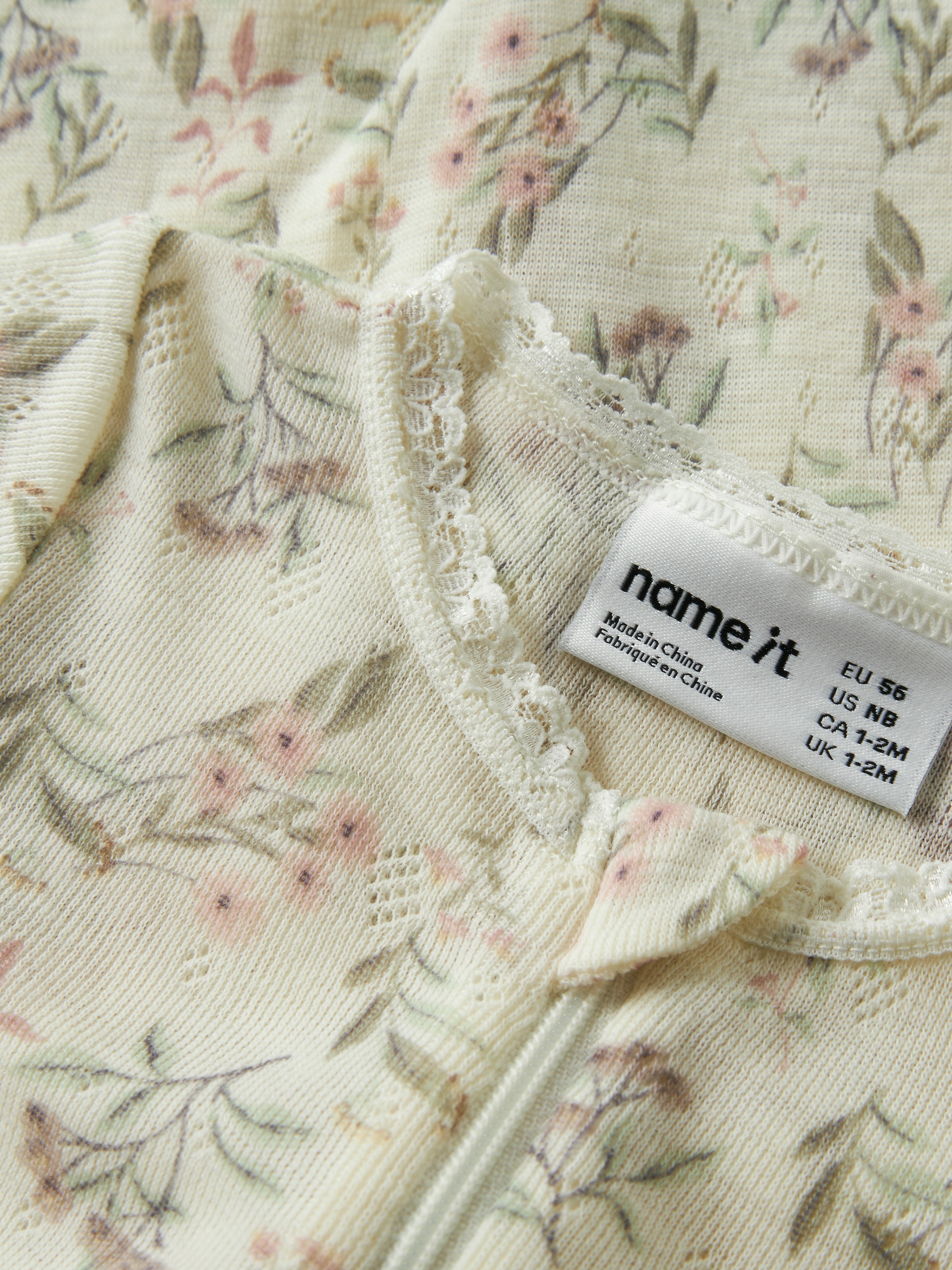 Name It Schlafanzug »NBFWANG WOOL NEEDLE NIGHTSUIT NOOS« aus reiner Merinowolle