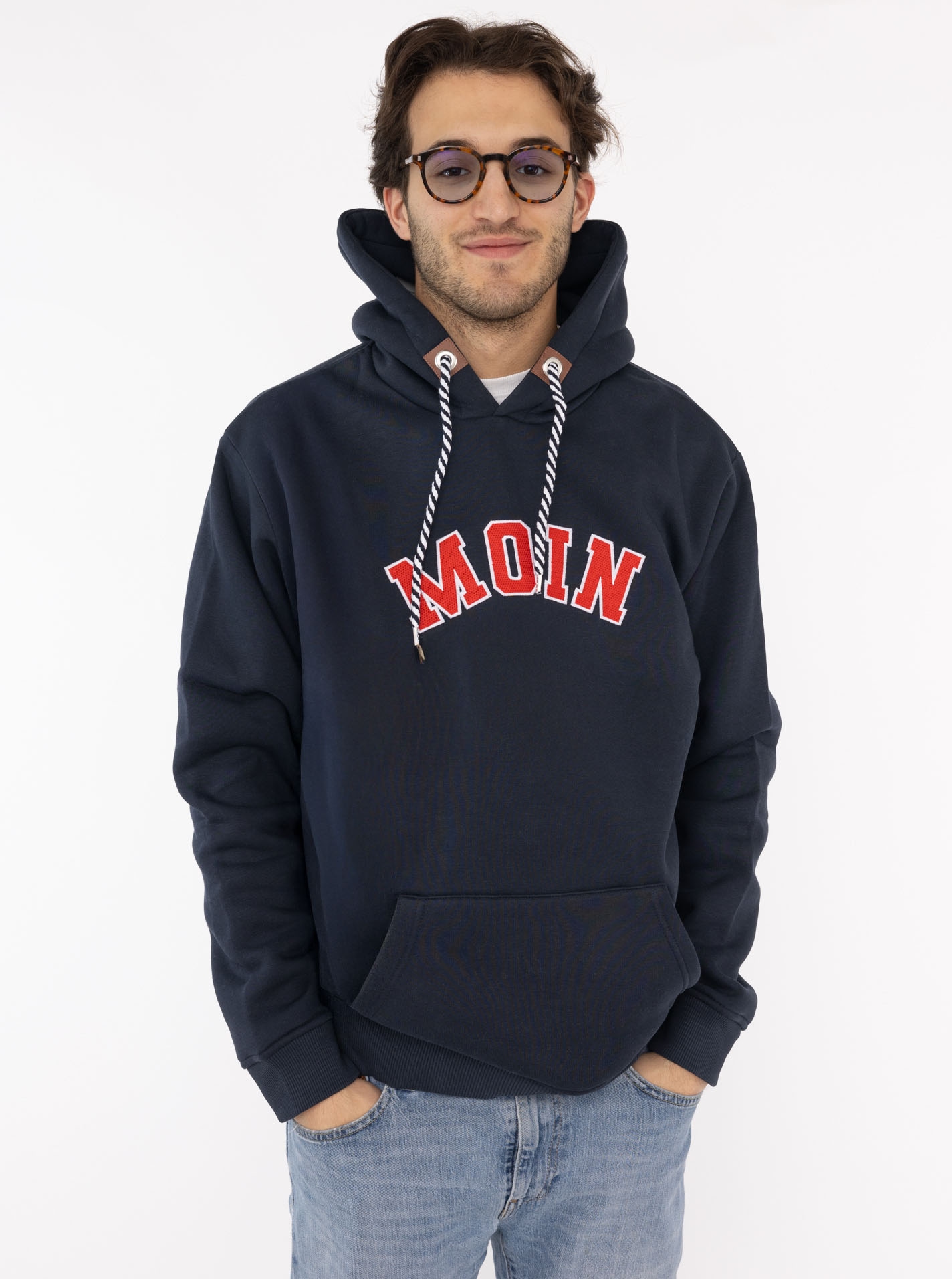 Zwillingsherz Hoodie ""MOIN Classic"", mit norddeutschem "MOIN" gestickt un günstig online kaufen