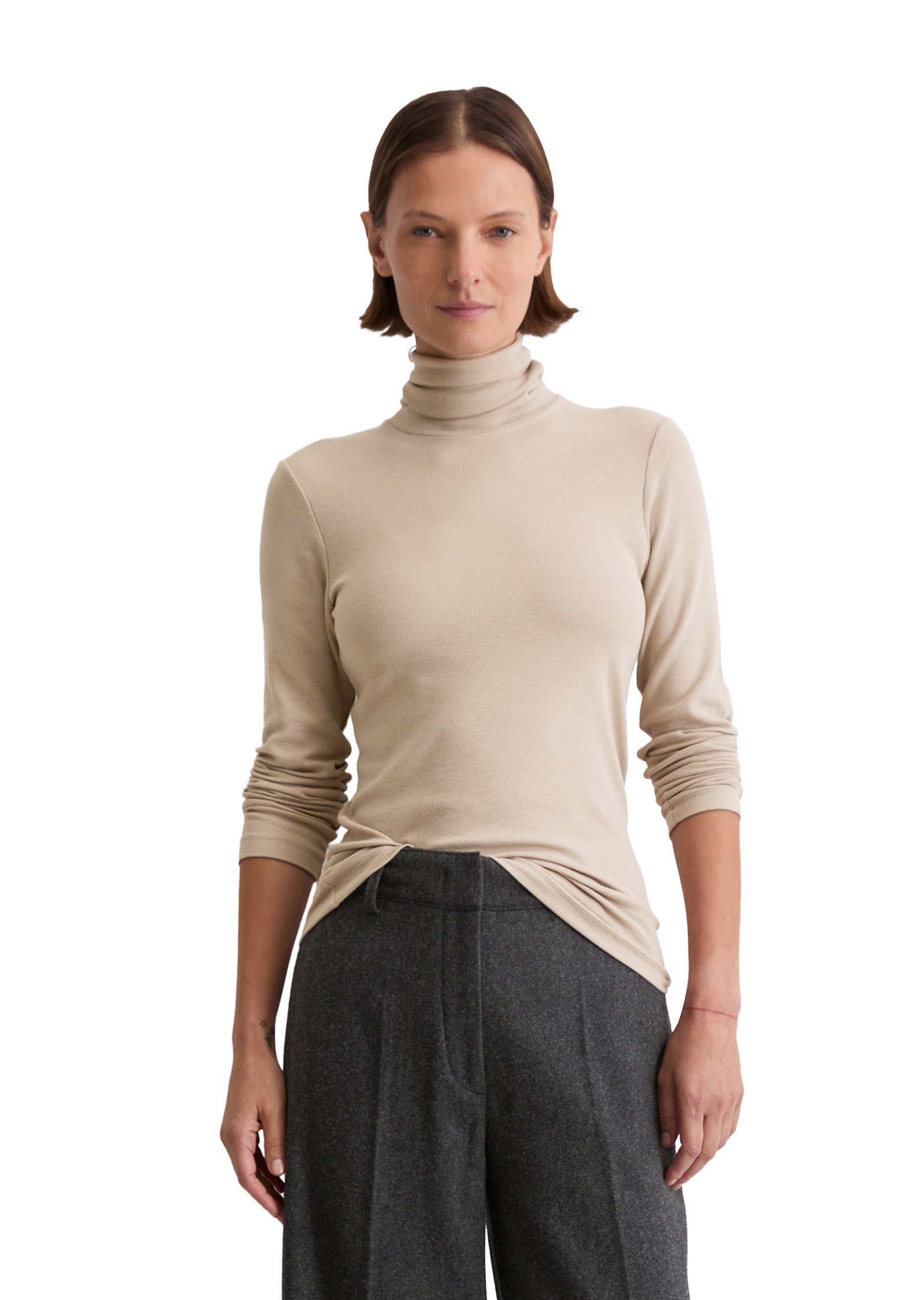 Marc OPolo Langarmshirt "aus soft geripptem Jersey" günstig online kaufen