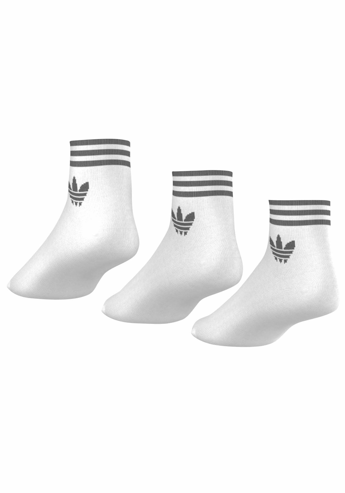 adidas Originals Sportsocken »TREFOIL ANKLE, 3 PAAR«, (3 Paar)