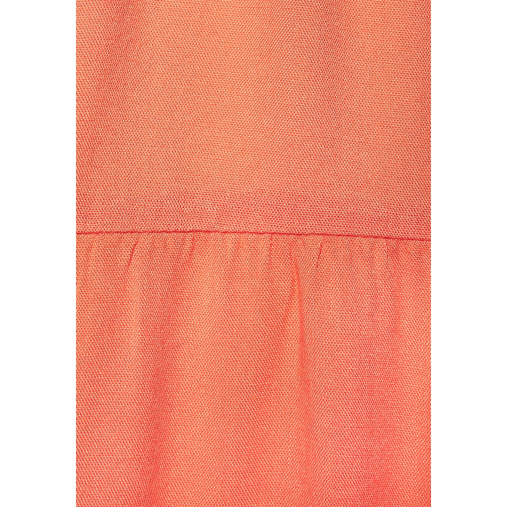 LASCANA Longbluse, mit Spitzeneinsätzen, Blusenkleid, Tunika, sommerlich