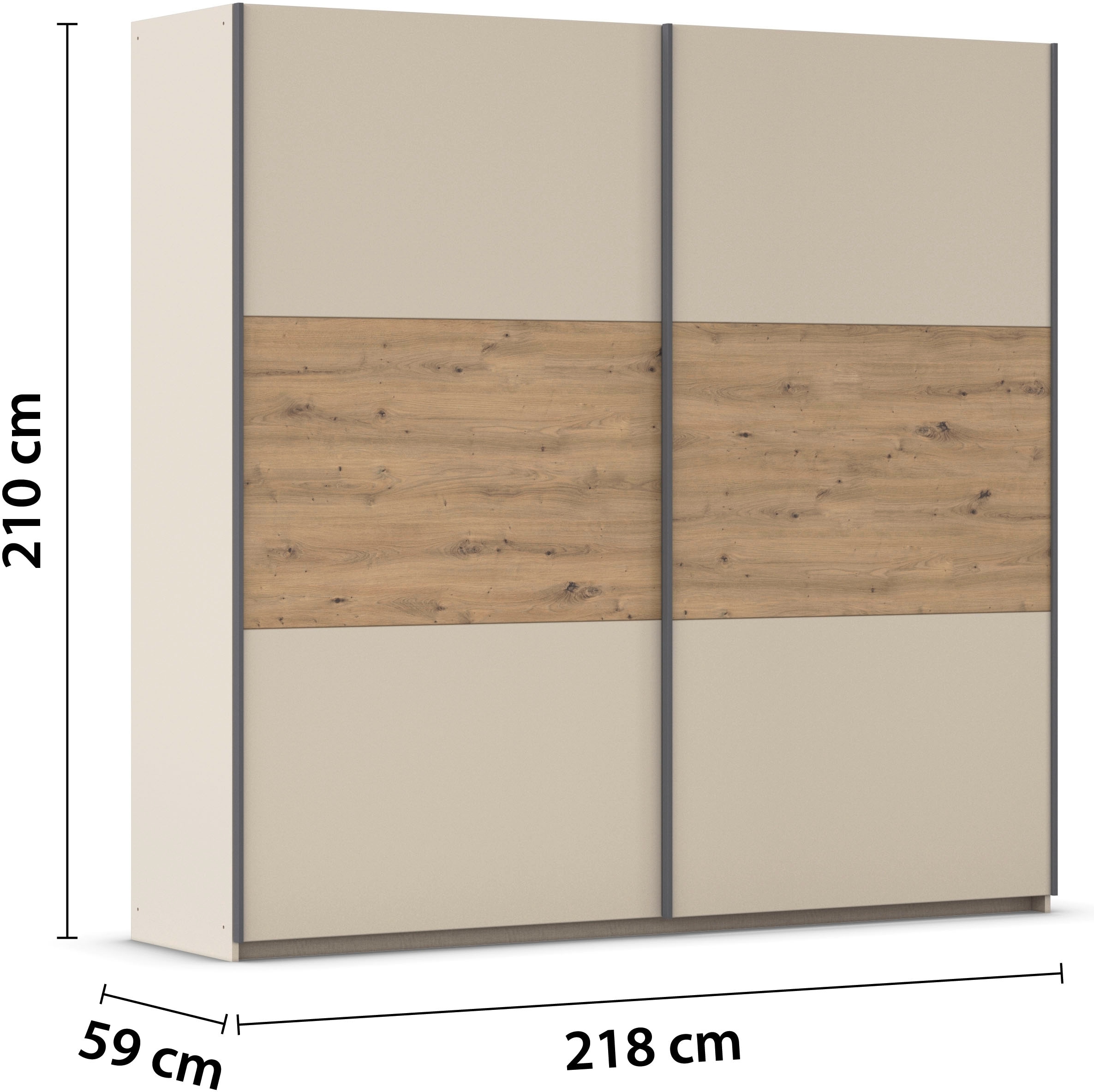 rauch Schlafzimmer-Set »Komplettschlafzimmer Schlafzimmer Schlafzimmermöbel SAJO«, (Set, 4 tlg., Set: Kleiderschrank mit/ohne Spiegel, Bett in 2 Breiten, 2 Nachttische), optional mit Spiegel am Kleiderschrank MADE IN GERMANY