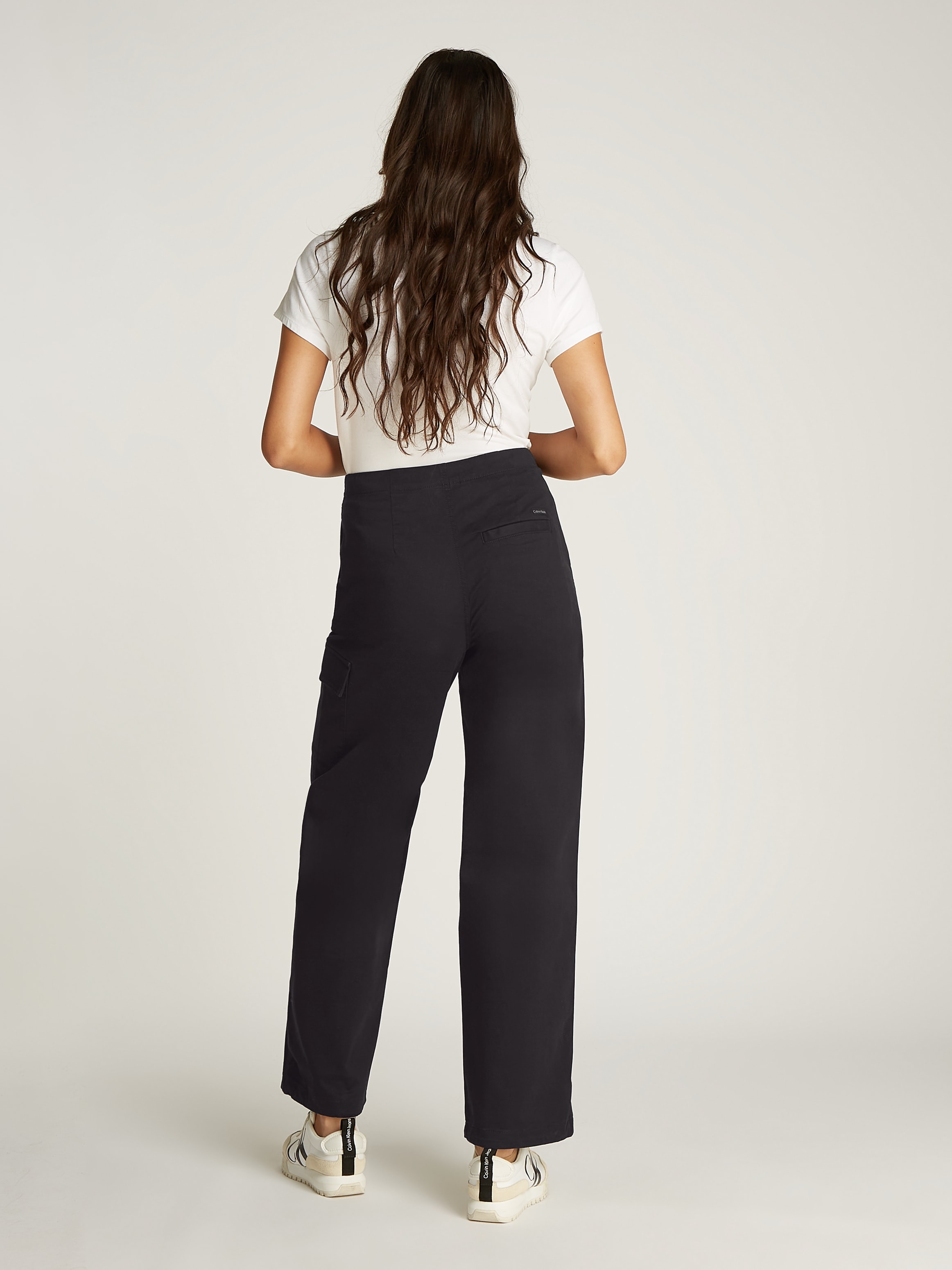 Calvin Klein Jeans Cargohose »BRUSHED COTTON CARGO PANT«, mit Logoschriftzug