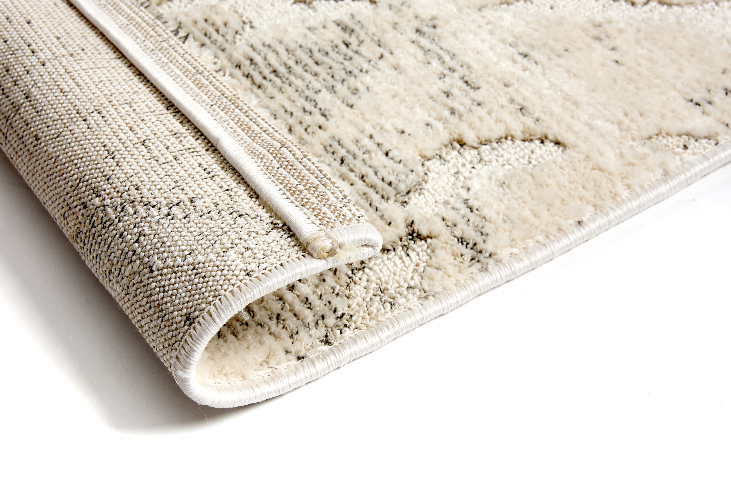 ASTRA Teppich »Lou 254«, rechteckig, 10 mm Höhe, Hoch Tief Struktur, Kurzflor, Wohnzimmer, Schlafzimmer