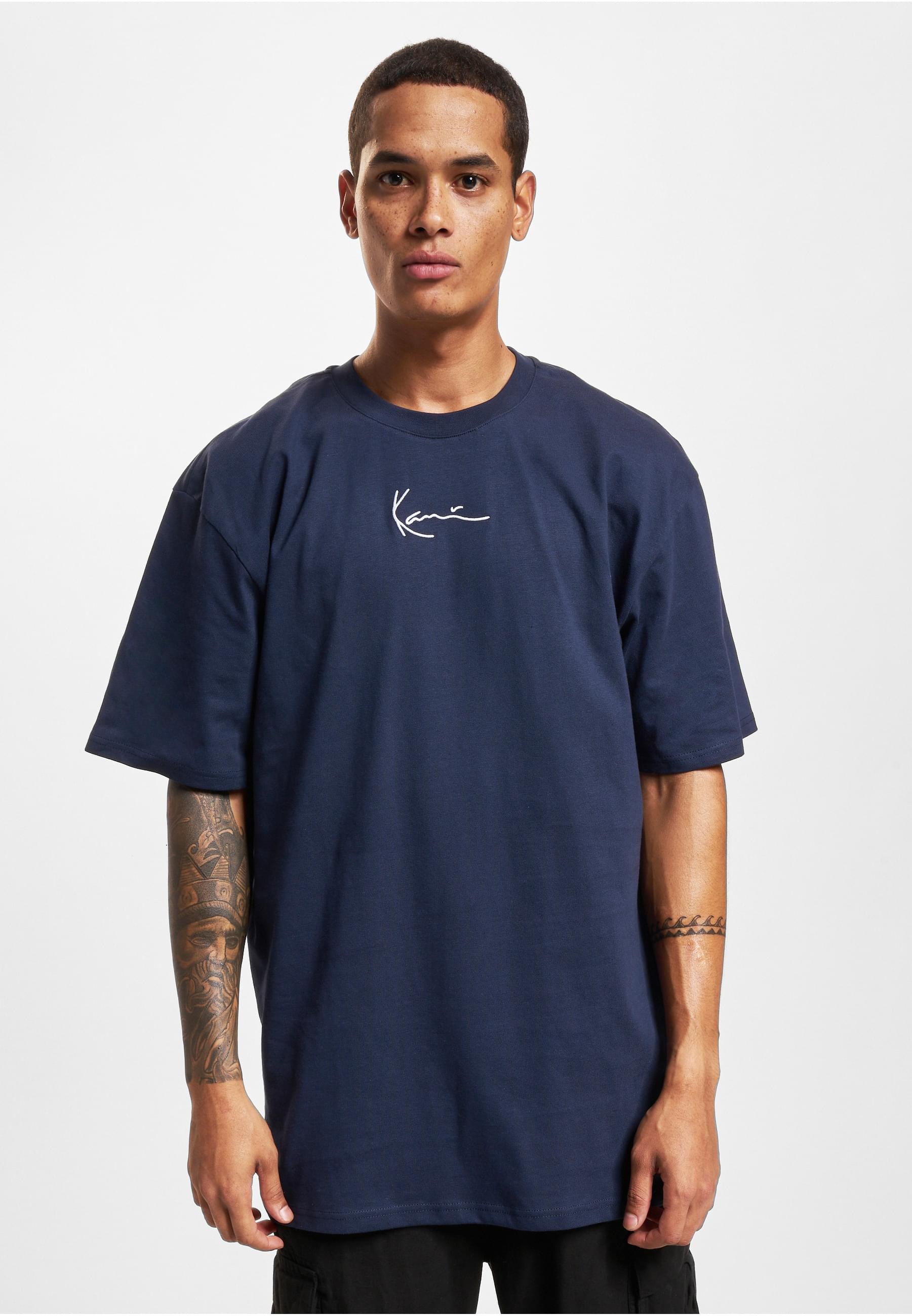 Karl Kani T-Shirt »Karl Kani Herren KKMQ22001NVY Small Signature Tee«, (1 tlg.)