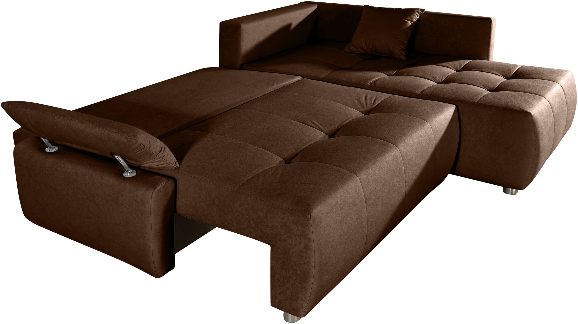 COLLECTION AB Ecksofa Ecksofa, Schlaffunktion, Bonnelfederkern, Kissen, Armverstellung