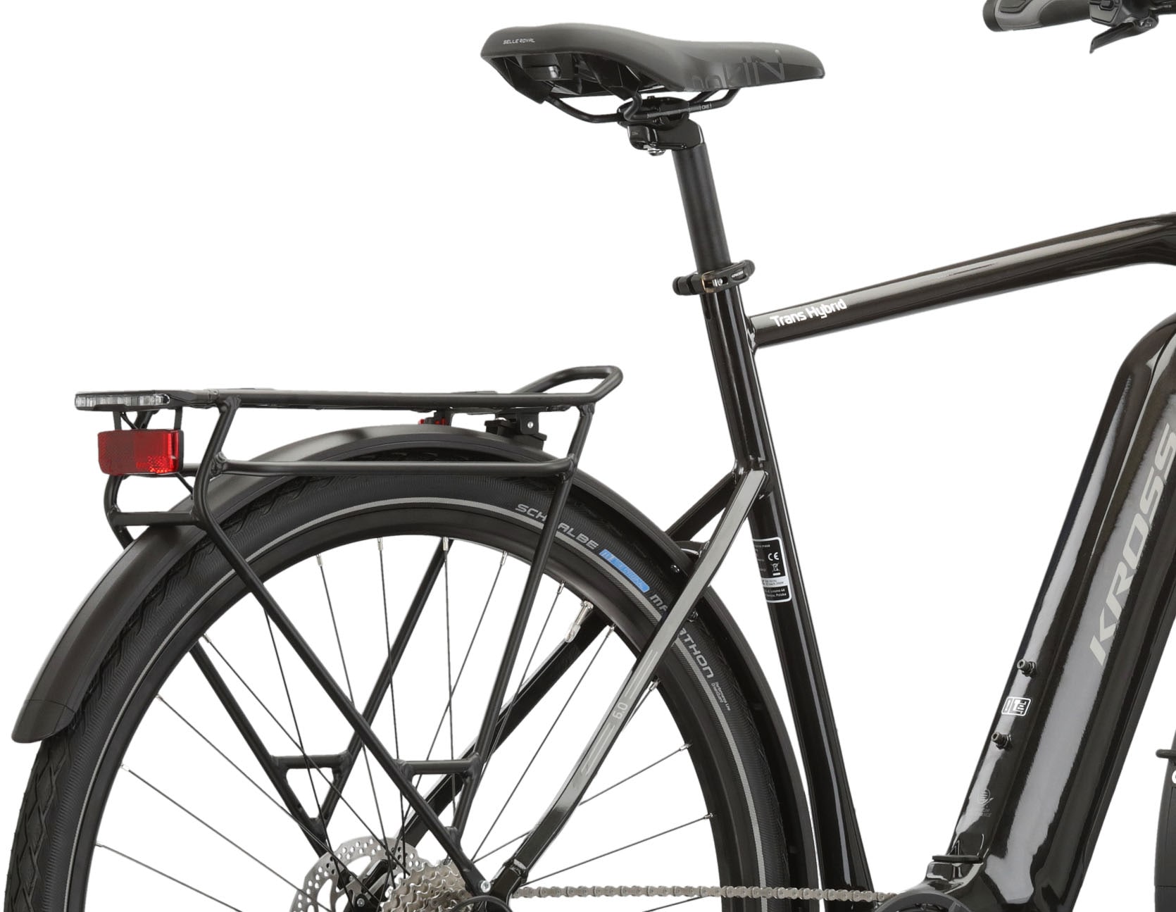 Kross E-Bike »E-Trekkingrad Trans Hybrid 6.0 28 Zoll schwarz«, 10 Gang, Shimano, DEORE XT T8000, Mittelmotor 250 W