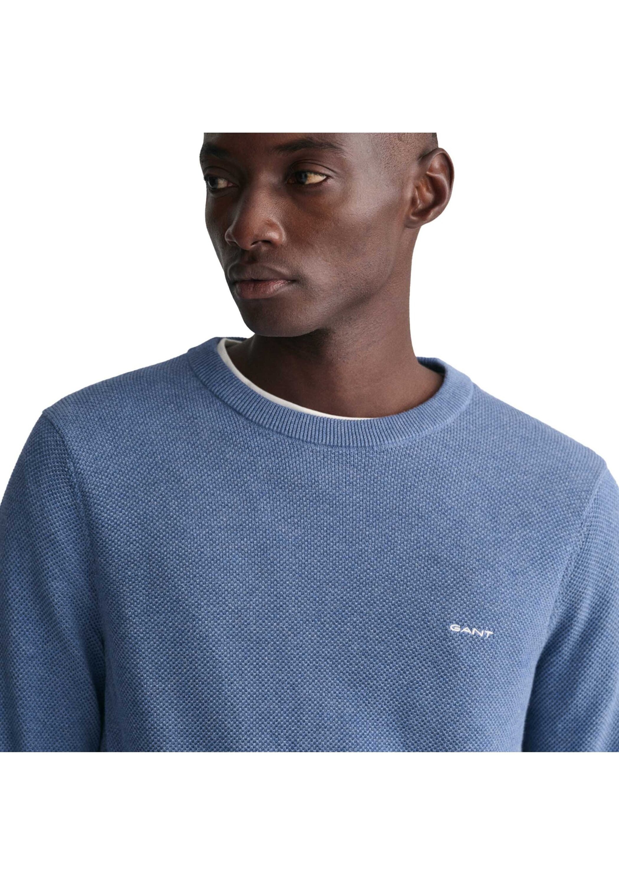 Gant Sweater »Strickpullover COTTON PIQUE C-NECK«