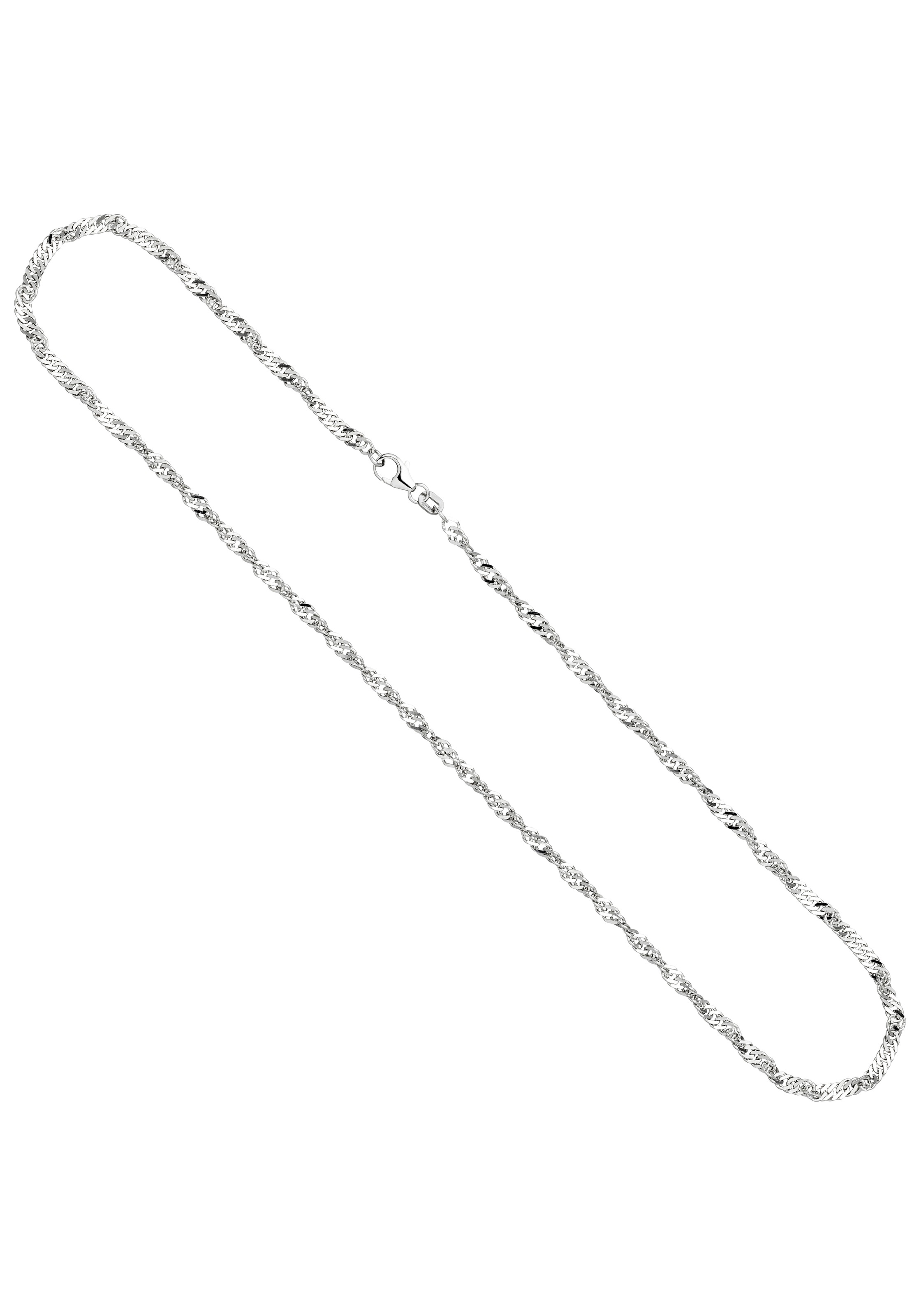 JOBO Silberkette, Singapurkette 925 Silber 42 cm 2,9 mm